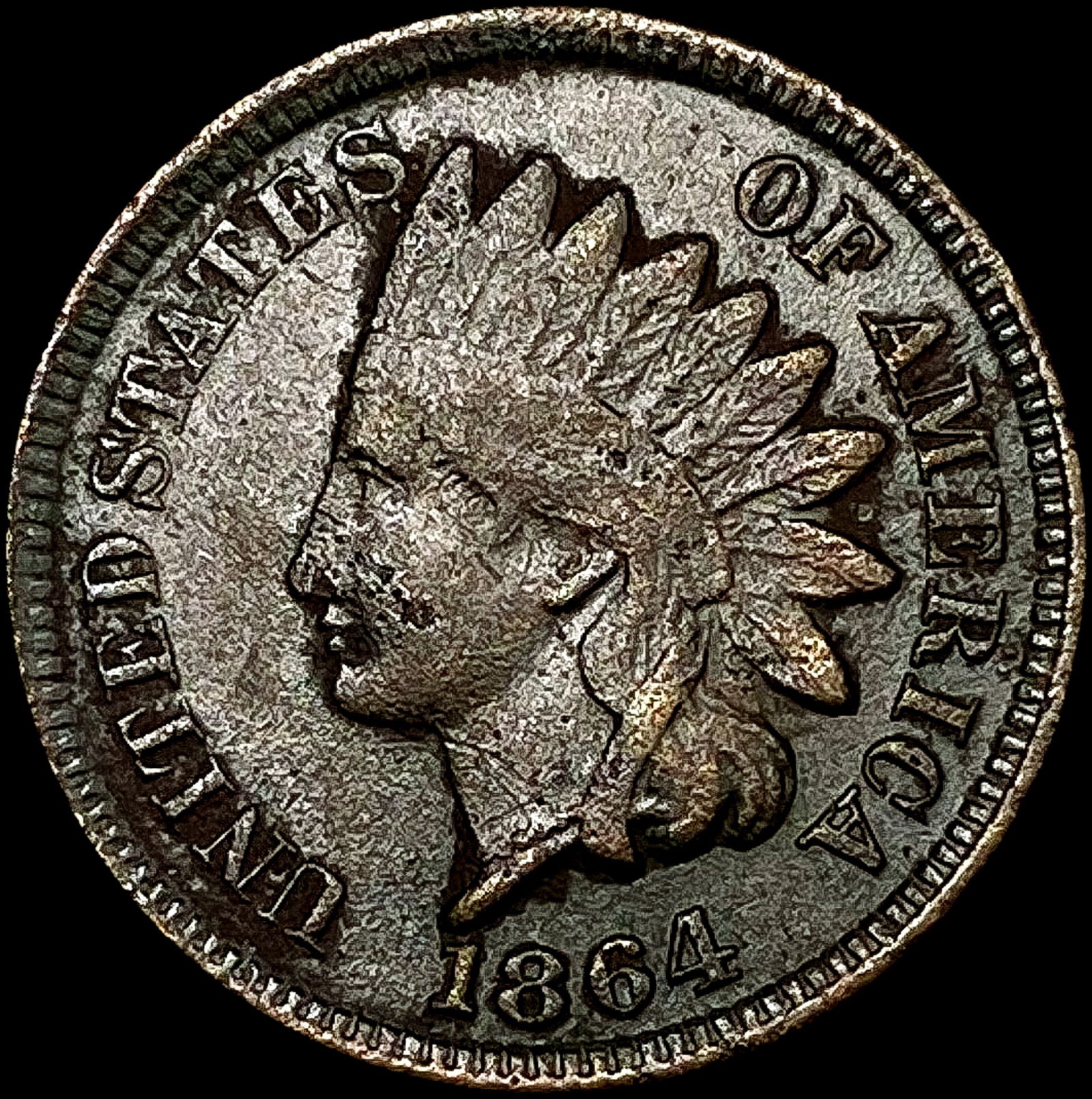 1864-L Indian Head Cent LIGHTLY CIRCULATED (1 of 2)