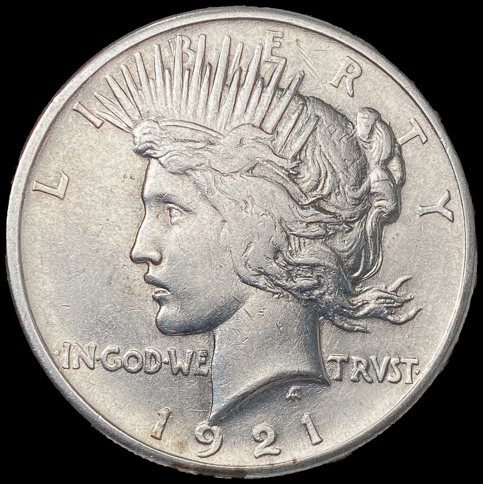 1921 Silver Peace Dollar NICELY CIRCULATED (1 of 2)