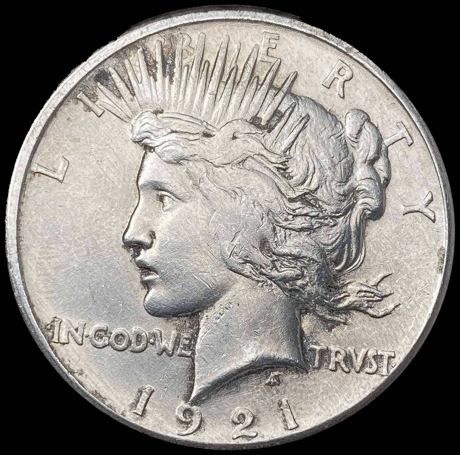 1921 Silver Peace Dollar LIGHTLY CIRCULATED (1 of 2)