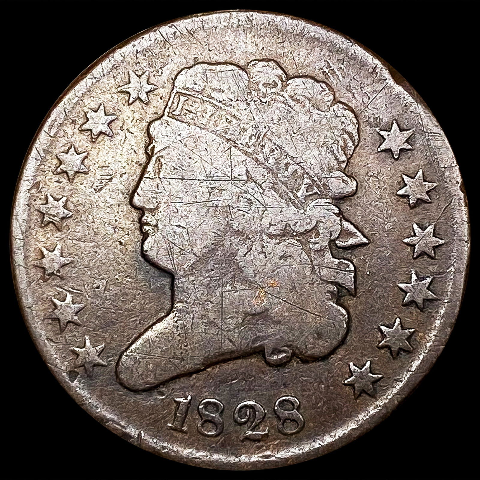 1828 Classic Head Half Cent NICELY CIRCULATED (1 of 2)