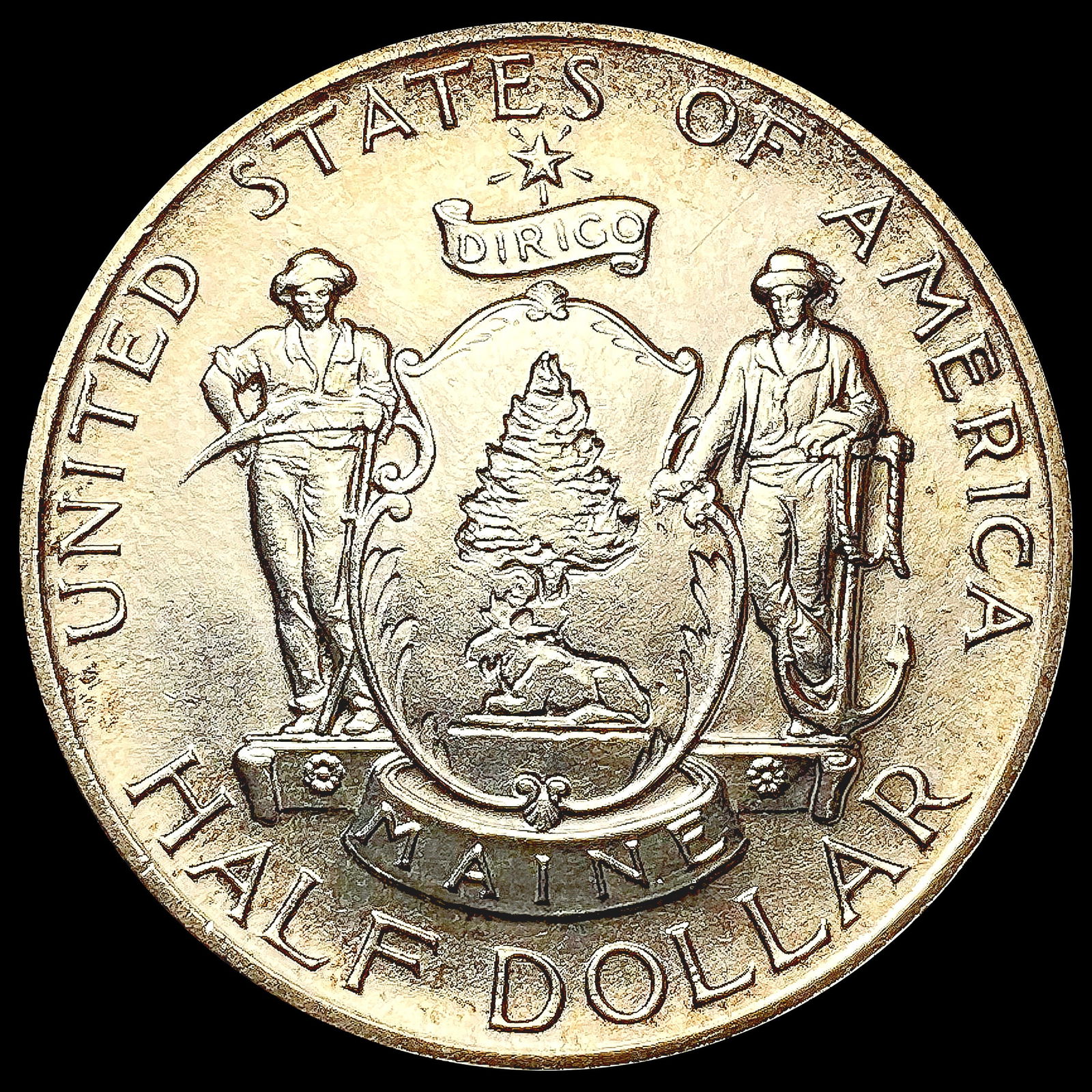 1920 Maine Half Dollar UNCIRCULATED (1 of 2)