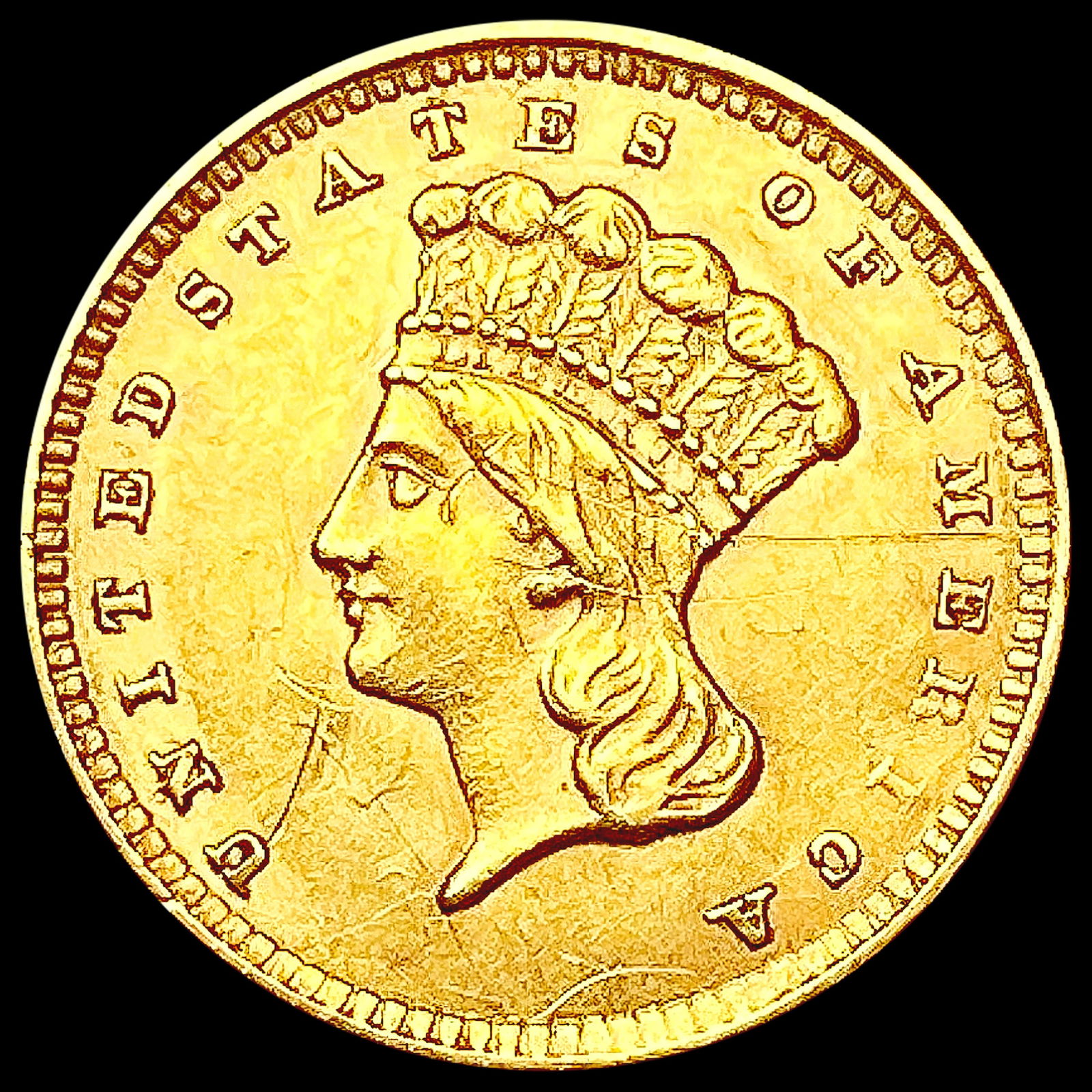 1856 Rare Gold Dollar HIGH GRADE (1 of 2)