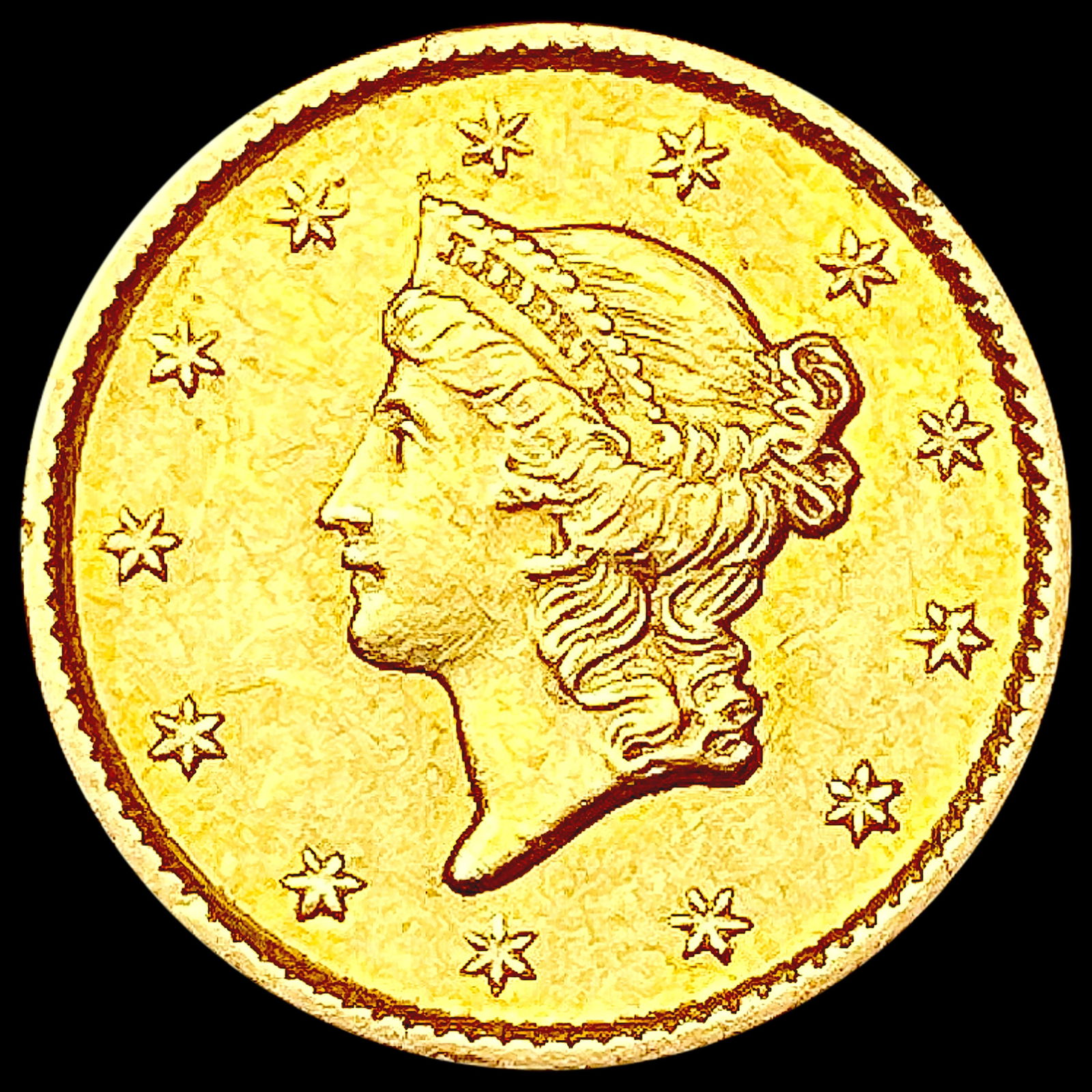 1850 Rare Gold Dollar NEARLY UNCIRCULATED (1 of 2)