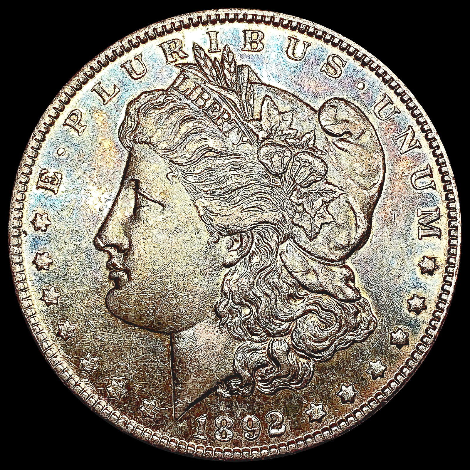 1892 Morgan Silver Dollar CHOICE AU (1 of 2)
