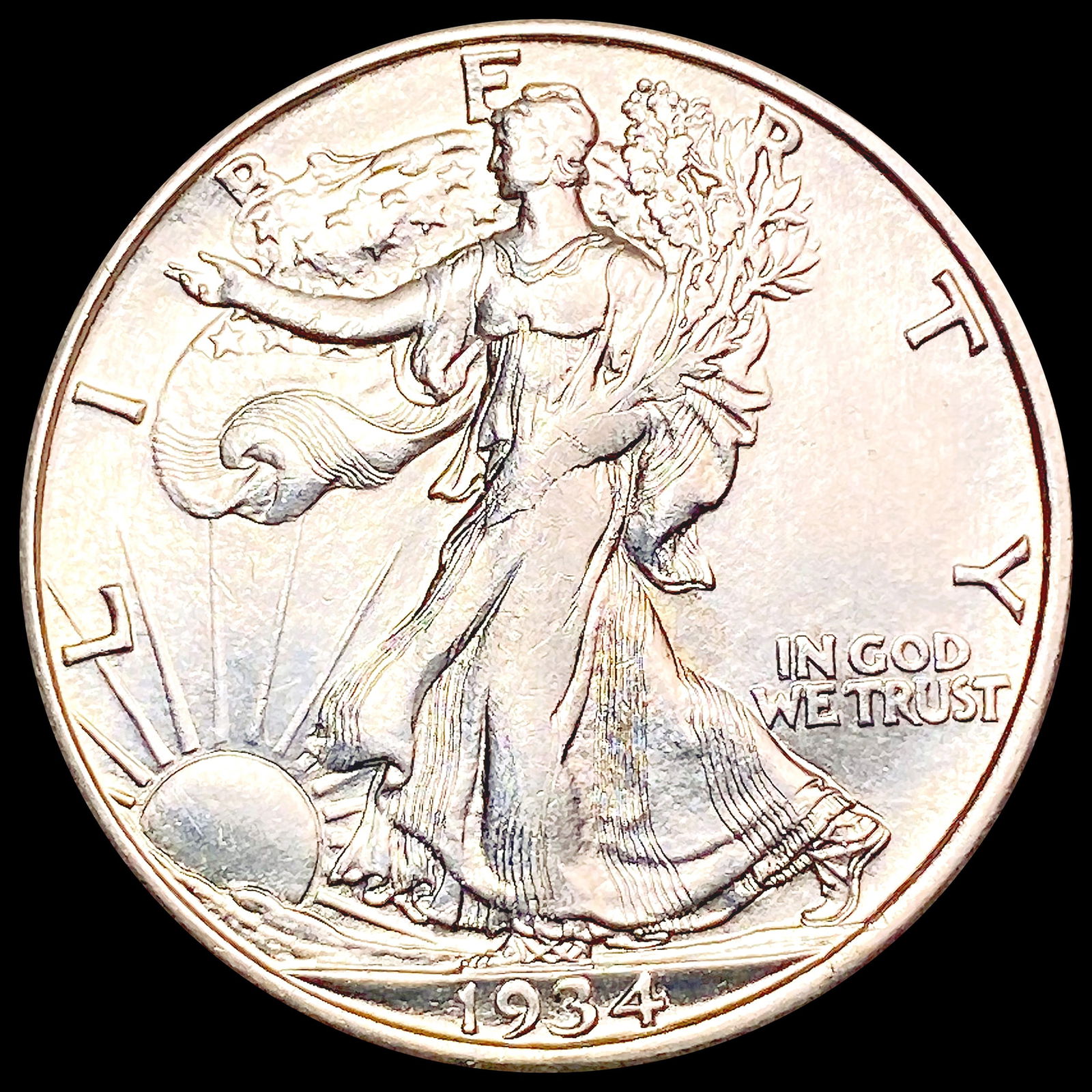 1934-D Walking Liberty Half Dollar CHOICE BU (1 of 2)