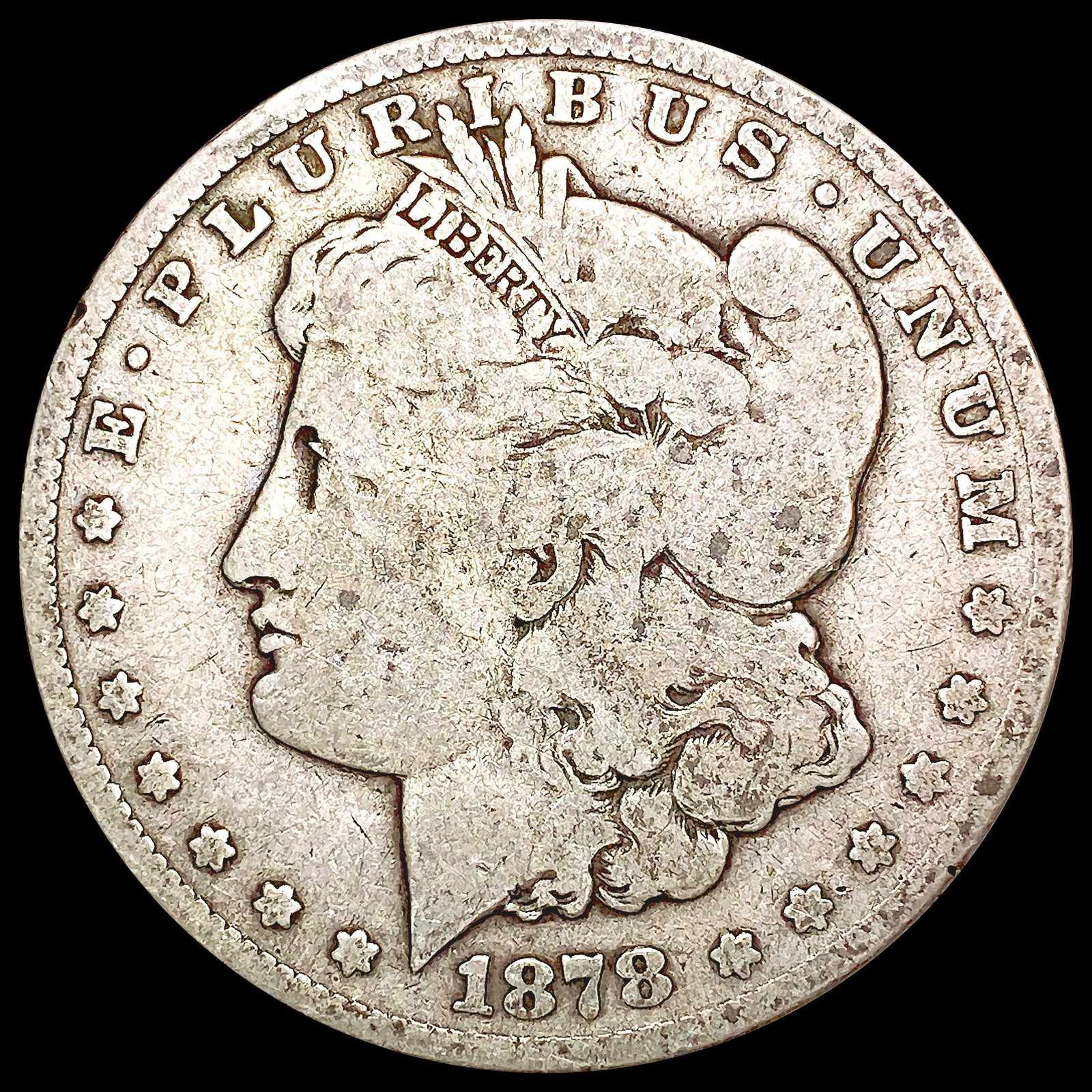 1878-CC Morgan Silver Dollar NICELY CIRCULATED: 1878-CC Morgan Silver Dollar NICELY CIRCULATED