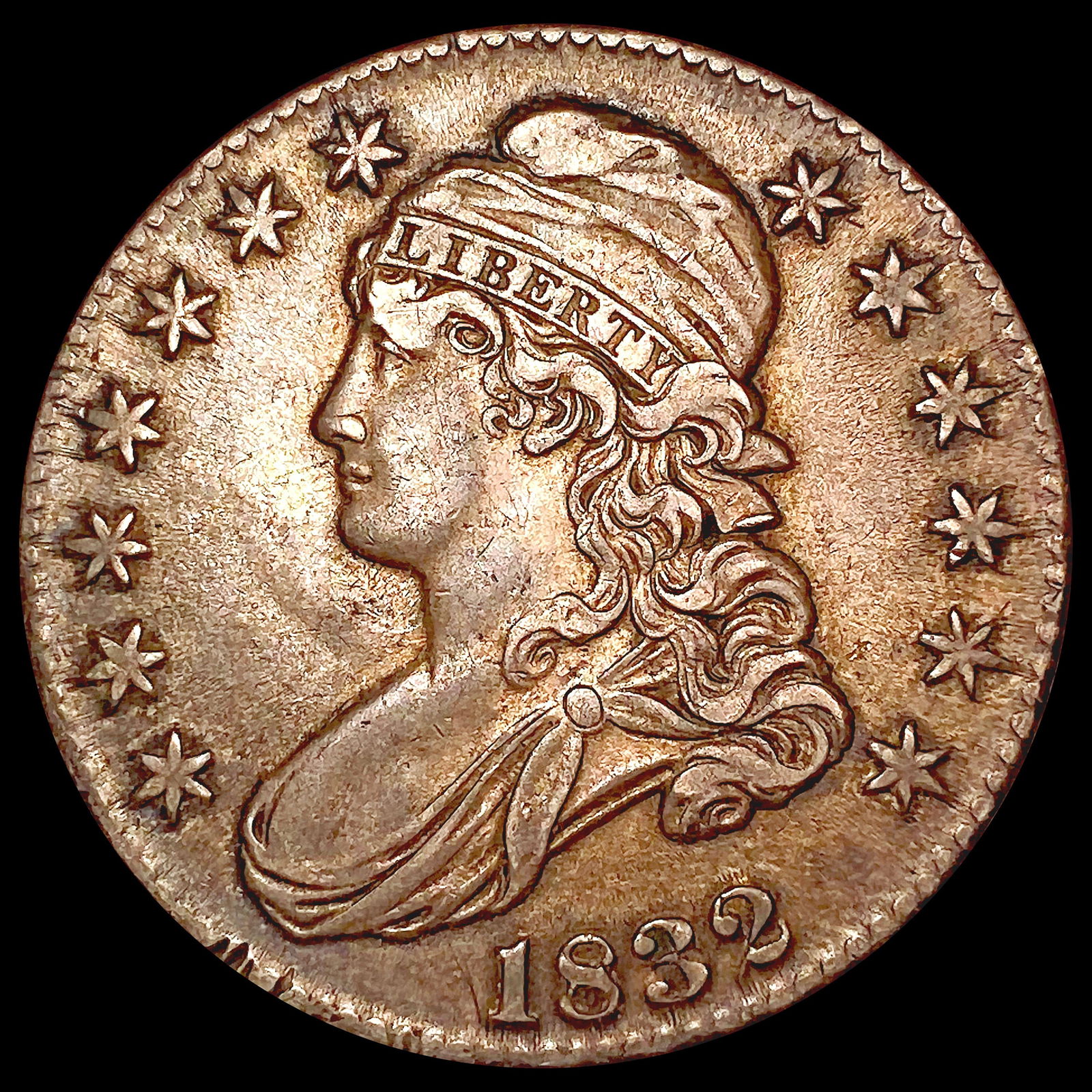 1832 Capped Bust Half Dollar CLOSELY UNCIRCULATED (1 of 2)