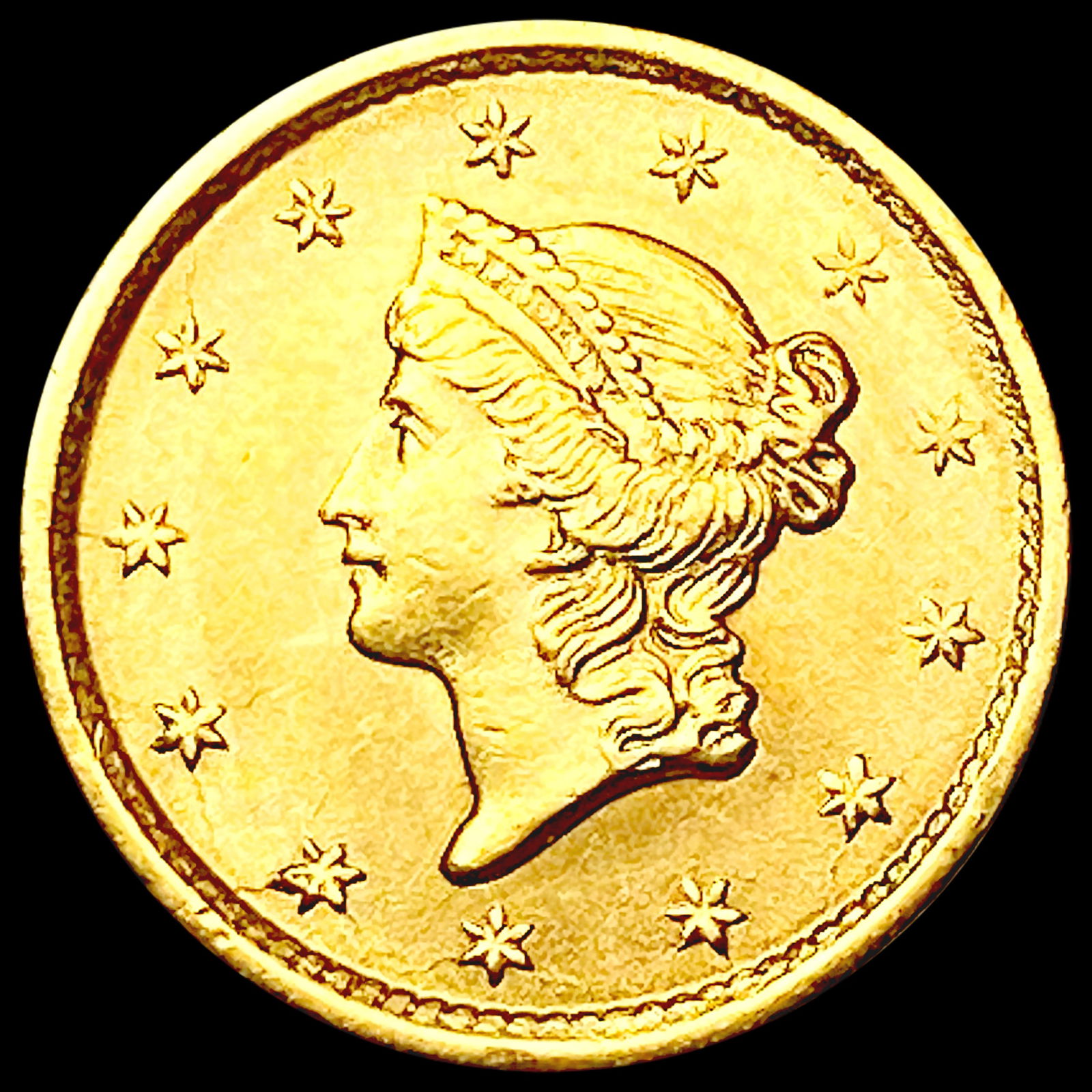 1852 Rare Gold Dollar UNCIRCULATED (1 of 2)