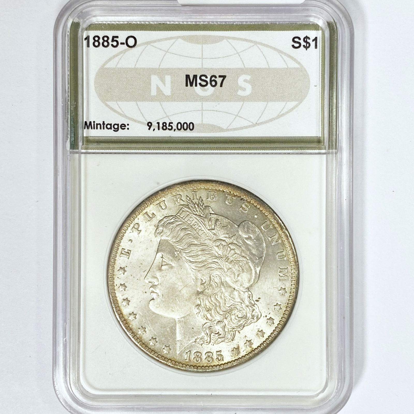1885-O Morgan Silver Dollar NGS MS67 (1 of 2)