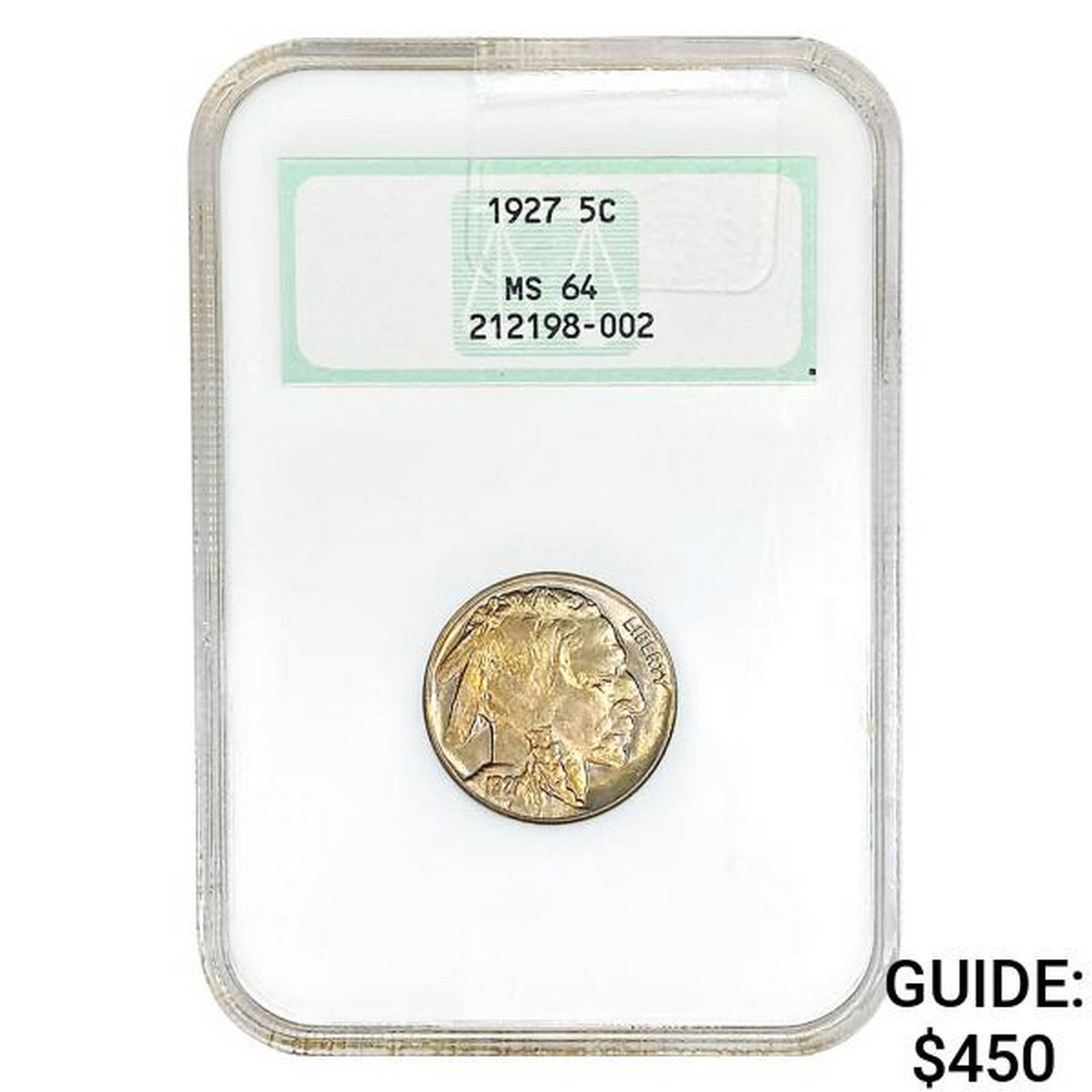 1927 Buffalo Nickel NGC MS64 (1 of 2)