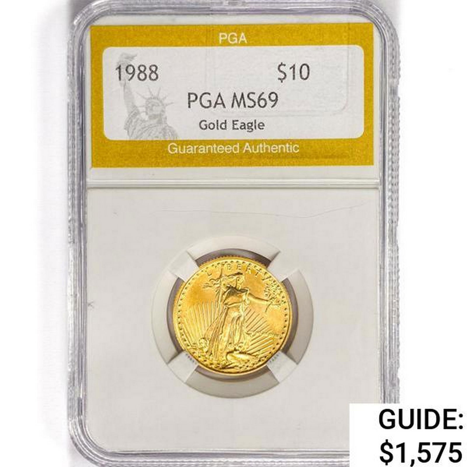 1988 $10 American Gold Eagle PGA MS69 (1 of 2)