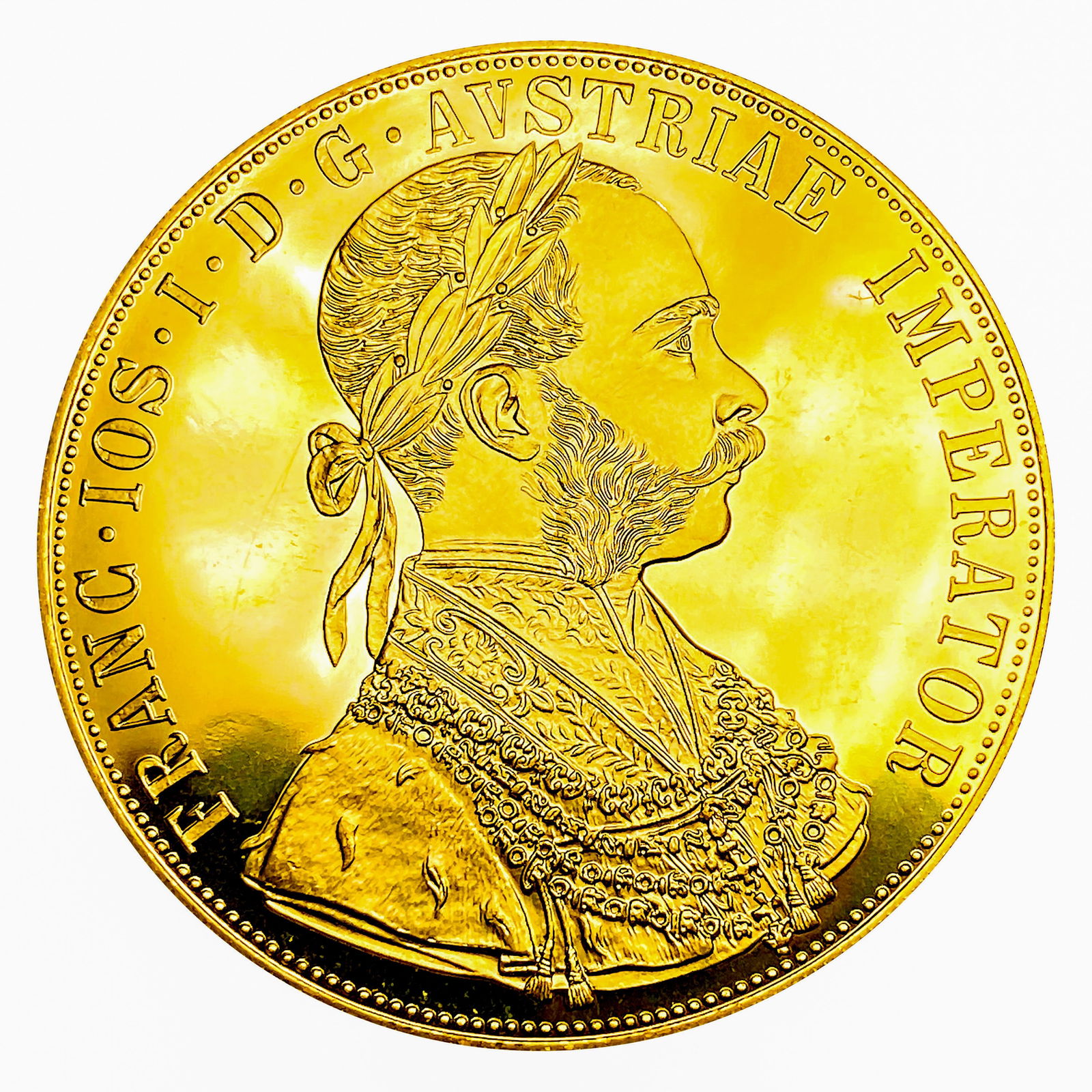 1915 Austria .4856oz Gold 4 Ducat UNCIRCULATED (1 of 2)