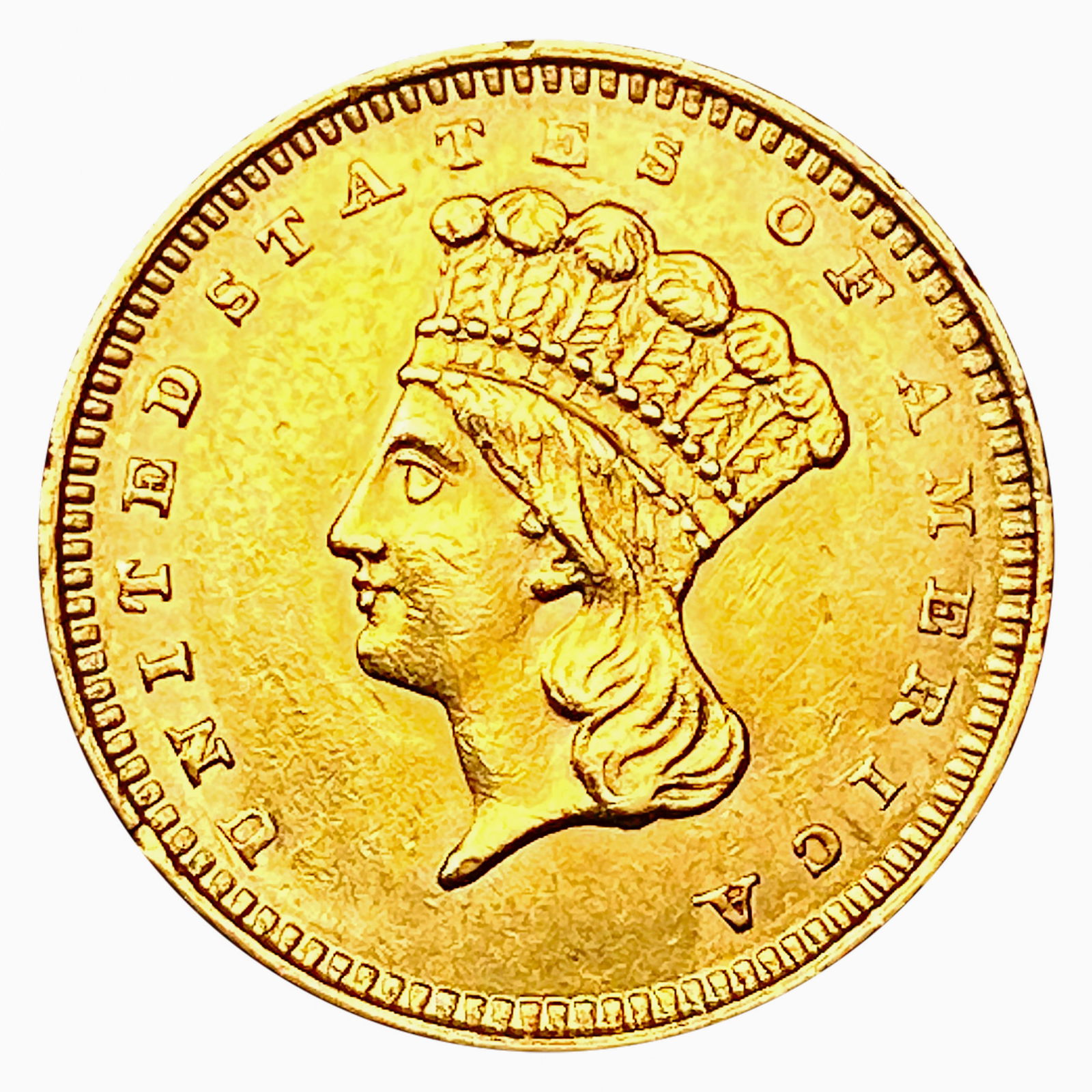 1862 Rare Gold Dollar CLOSELY UNCIRCULATED (1 of 2)