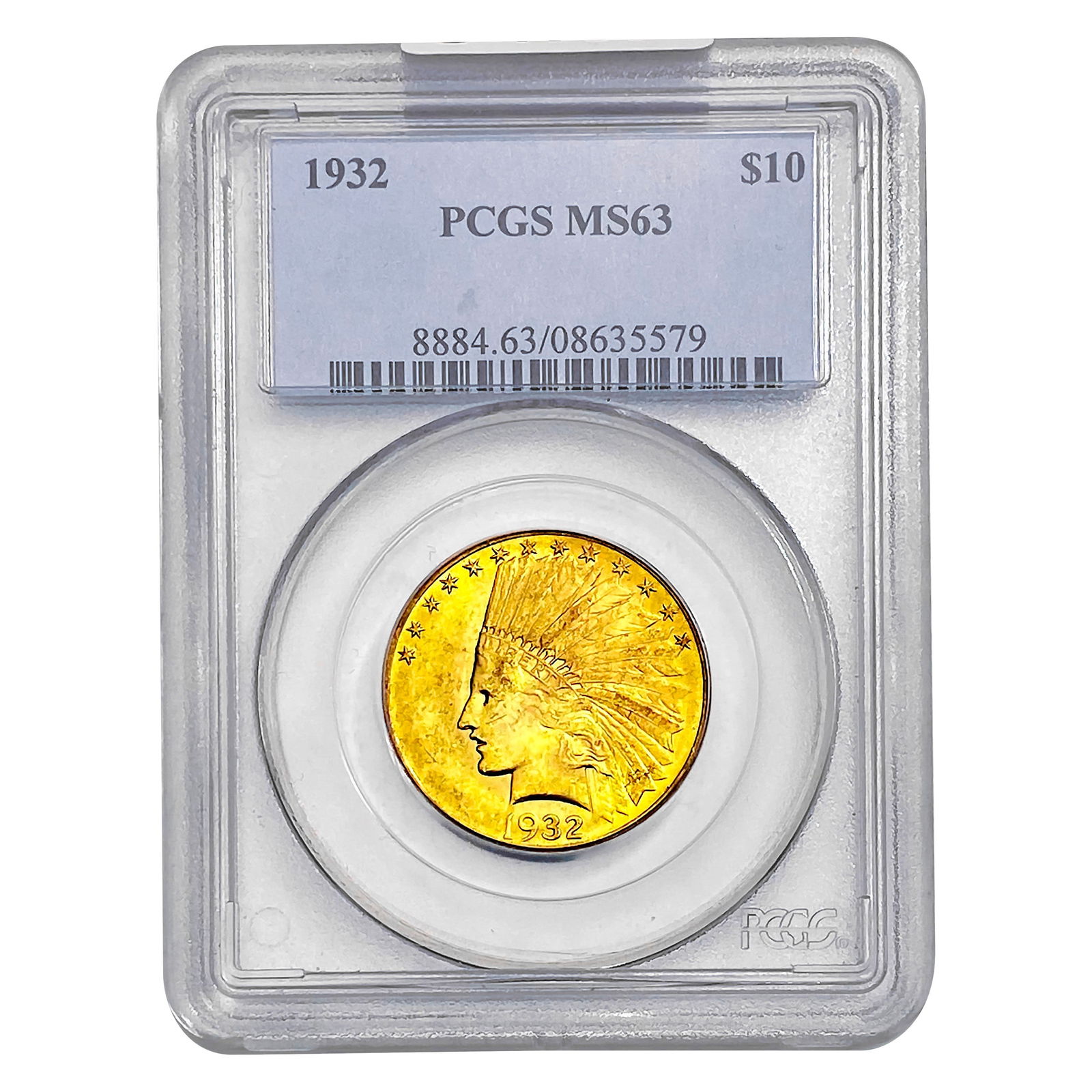 1932 $10 Gold Eagle PCGS MS63 (1 of 2)