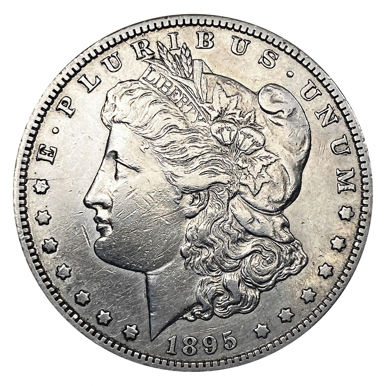 1895-S Morgan Silver Dollar CLOSELY UNCIRCULATED (1 of 2)