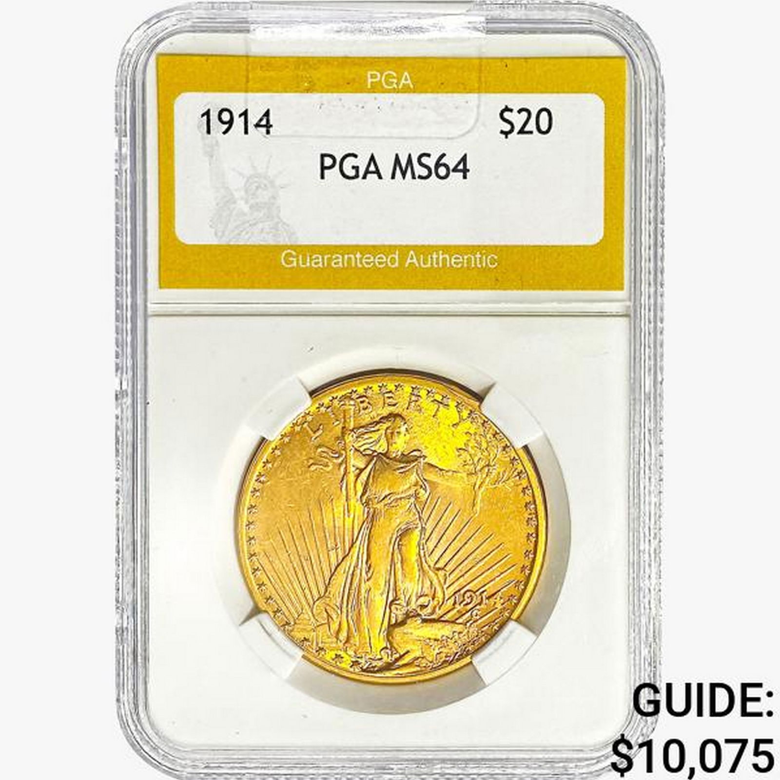 1914 $20 Gold Double Eagle PGA MS64 (1 of 2)