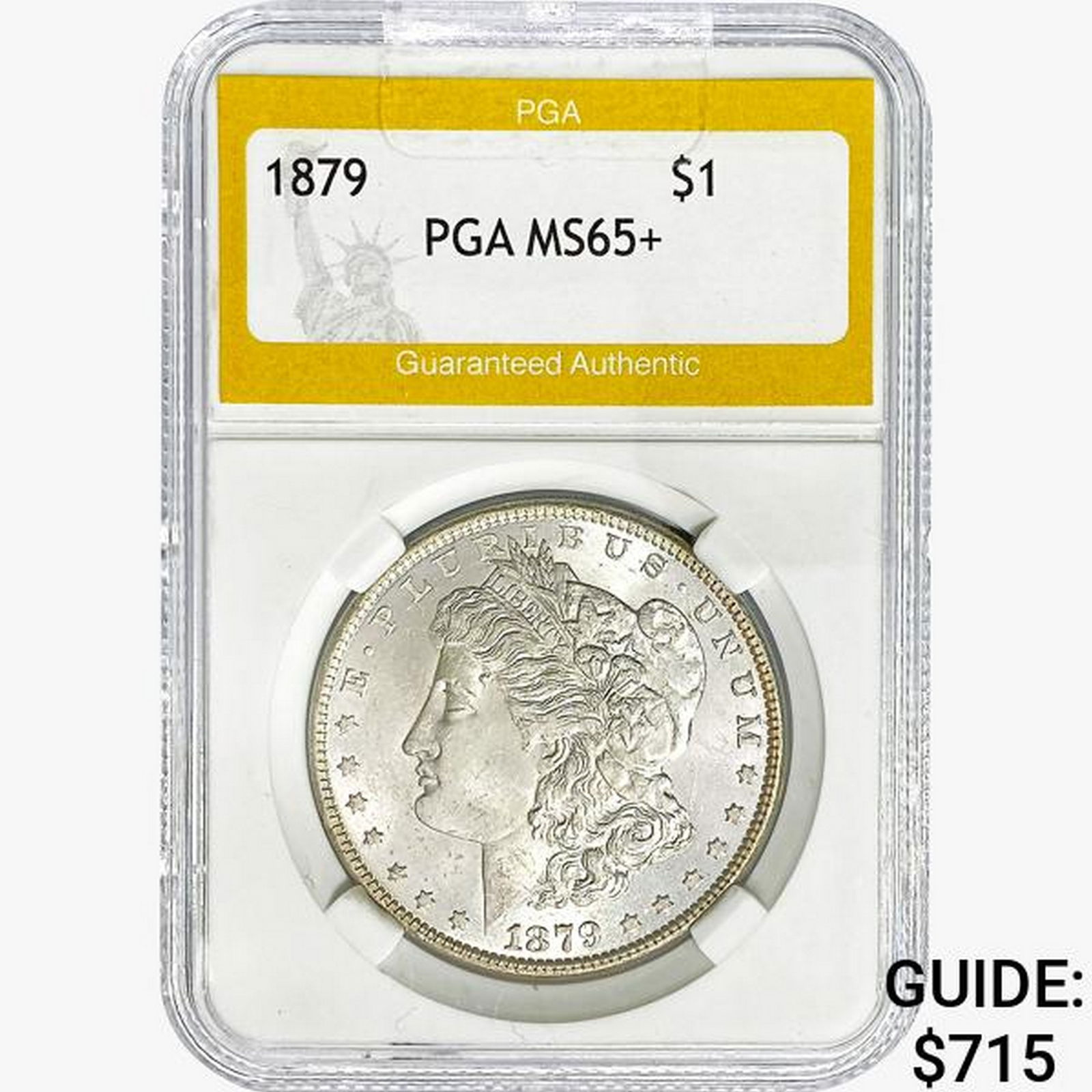1879 Morgan Silver Dollar PGA MS65 (1 of 2)