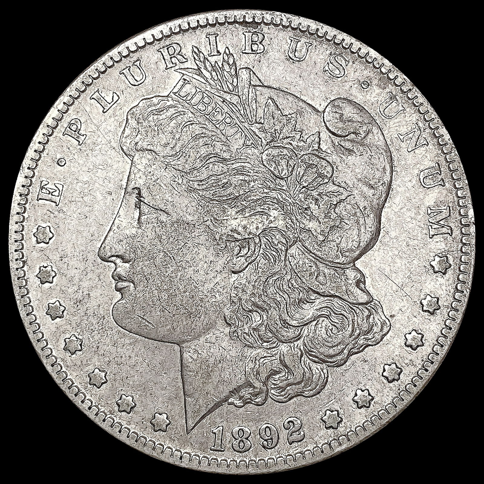 1892-S Morgan Silver Dollar LIGHTLY CIRCULATED (1 of 2)