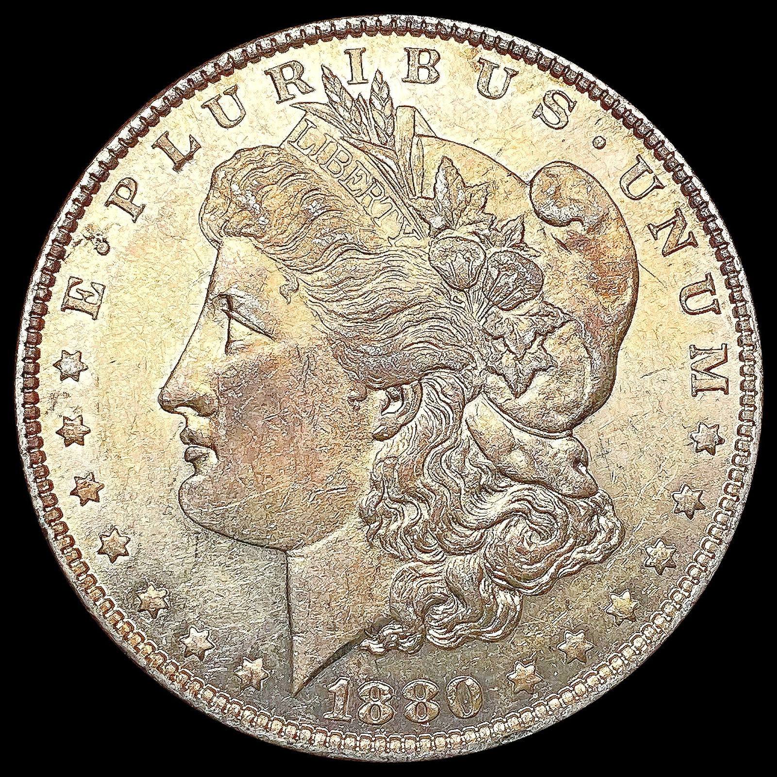 1880-O Morgan Silver Dollar CHOICE AU (1 of 2)