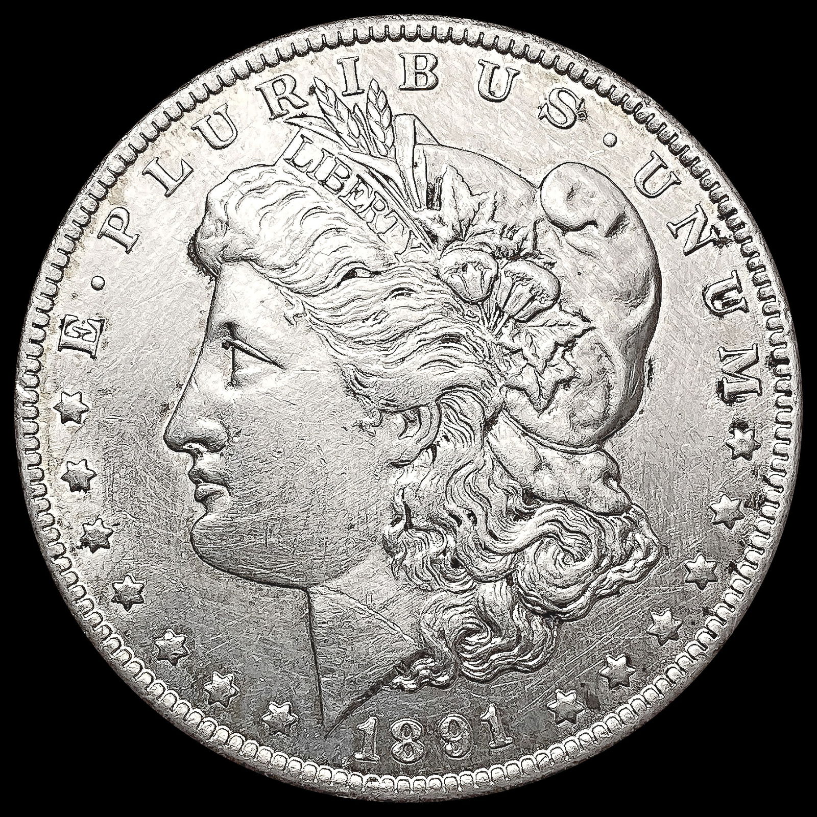 1891-CC Morgan Silver Dollar HIGH GRADE (1 of 2)