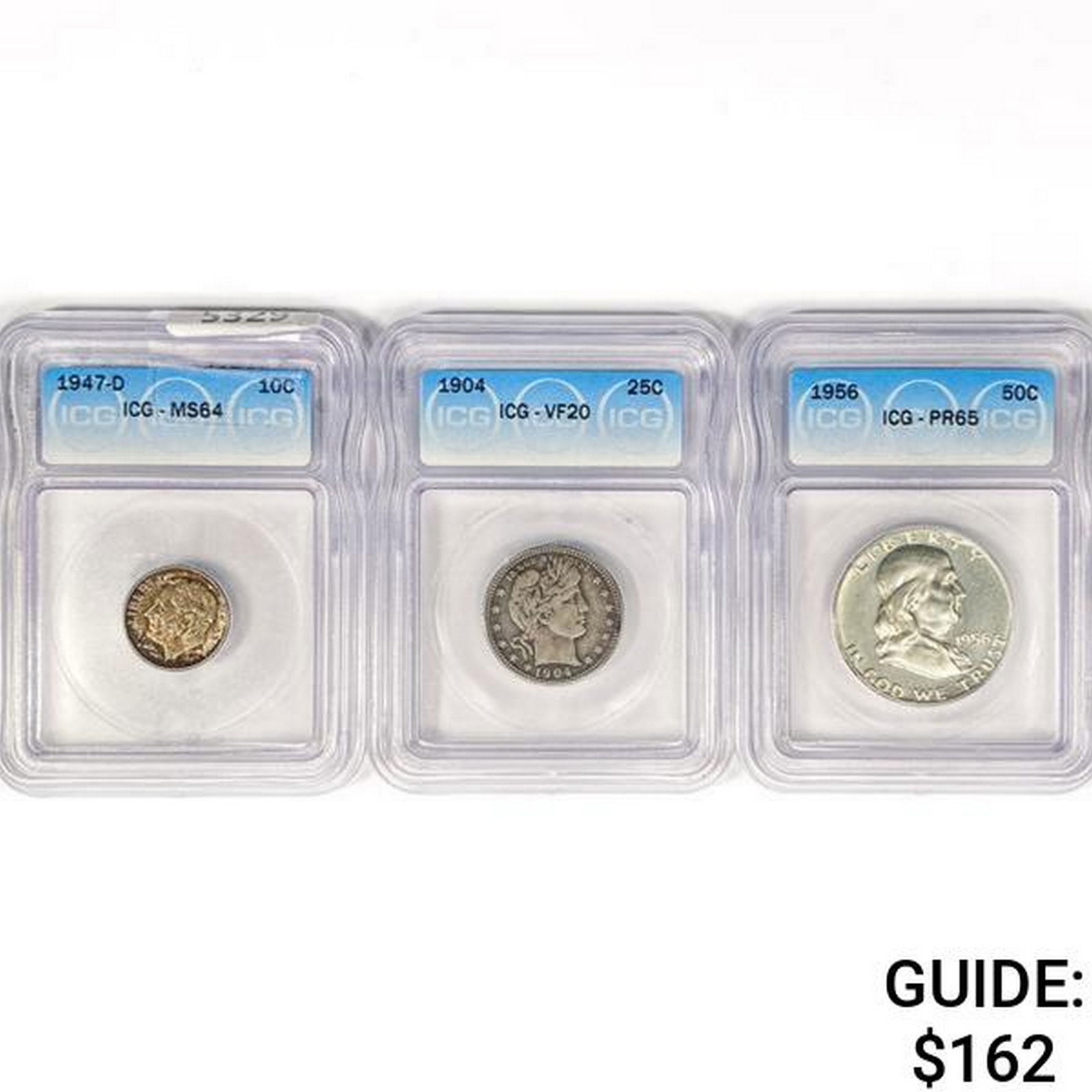 [3] US Varied Coinage ICG  1904-1956 (1 of 2)