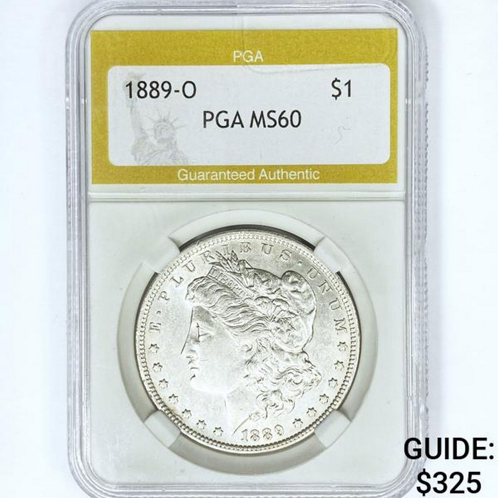 1889-O Morgan Silver Dollar PGA MS60 (1 of 2)
