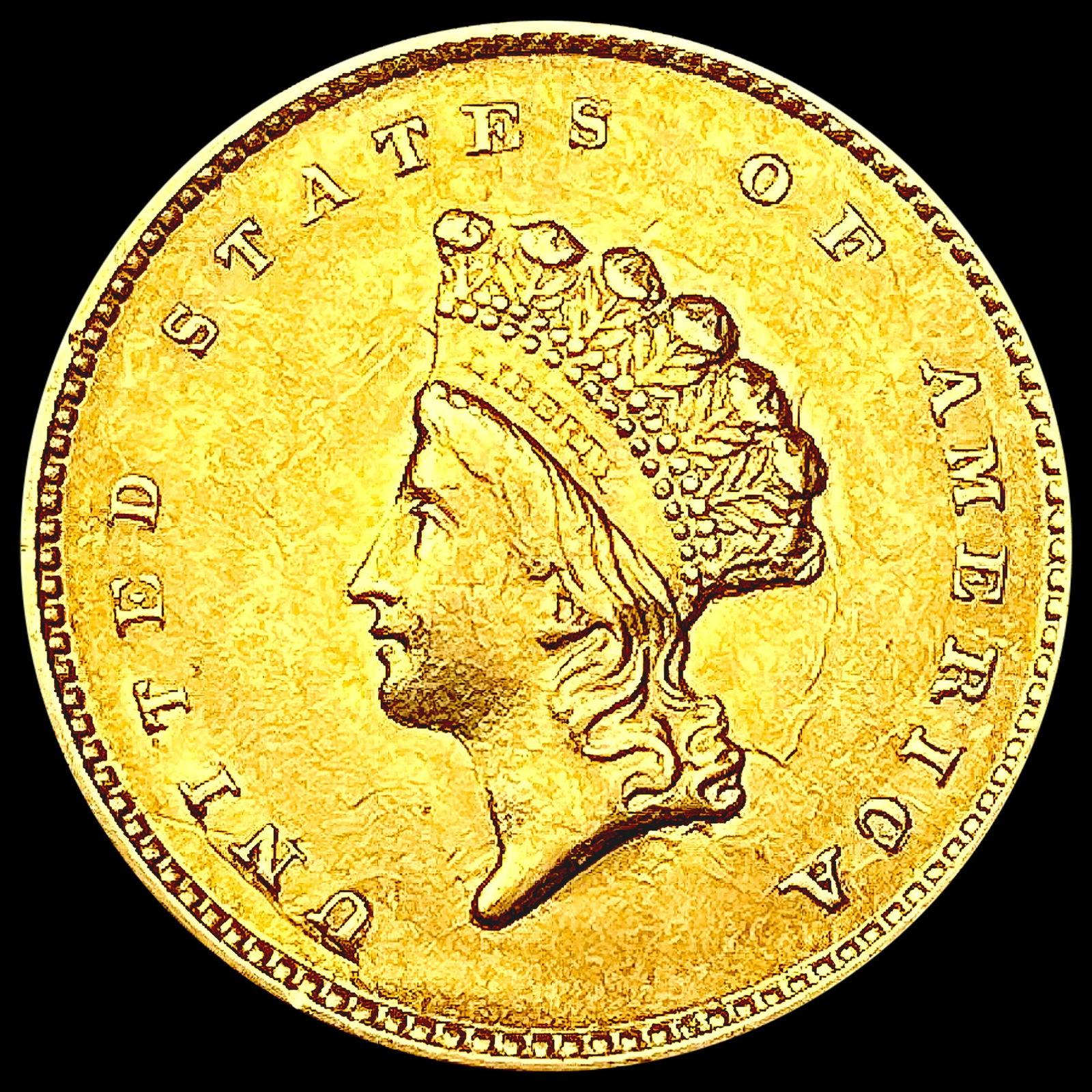 1855 Rare Gold Dollar CLOSELY UNCIRCULATED (1 of 2)