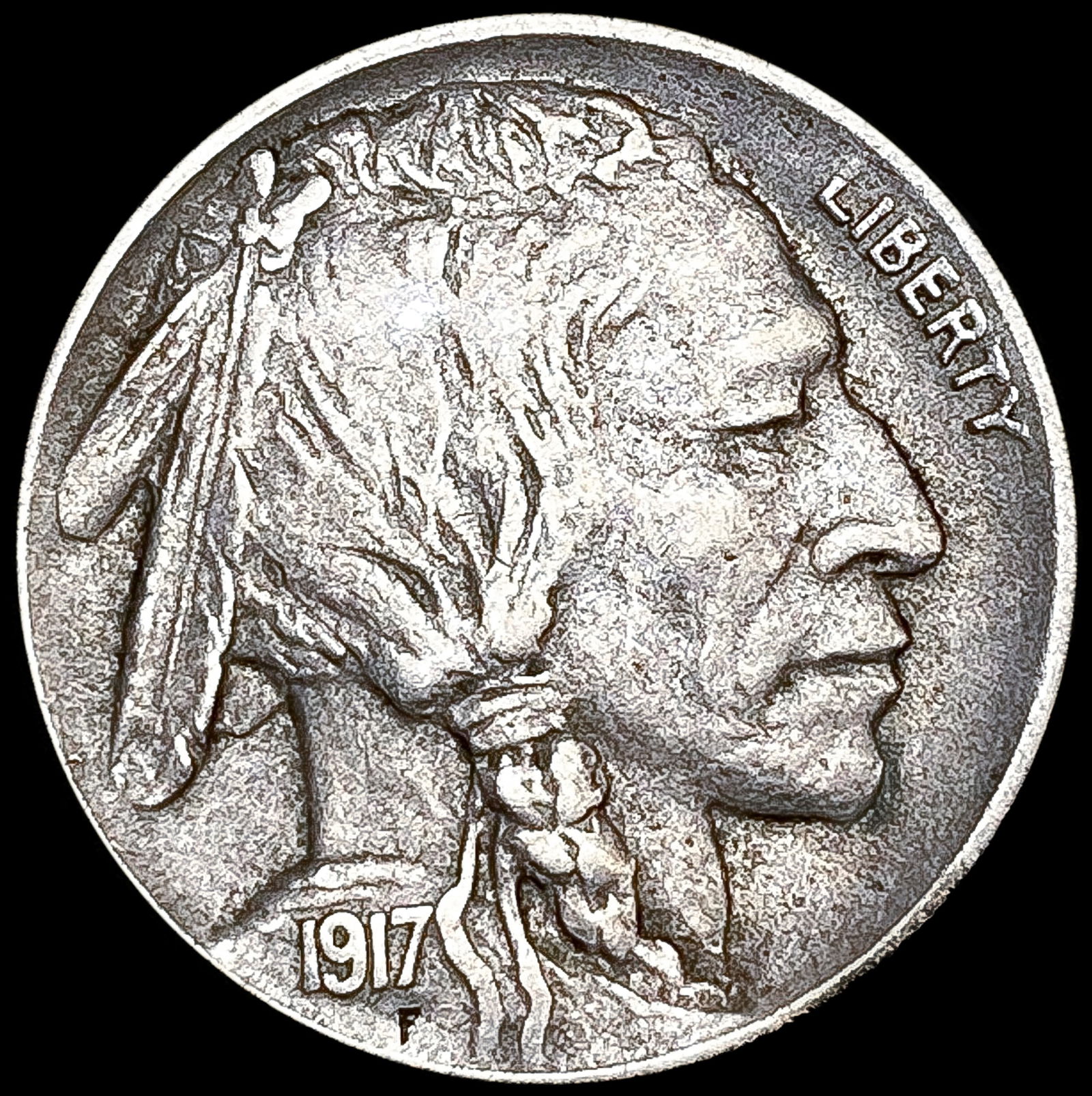 1917-D Buffalo Nickel LIGHTLY CIRCULATED (1 of 2)