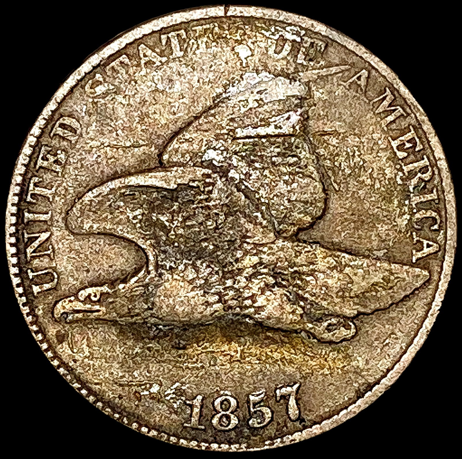 1857 Flying Eagle Cent LIGHTLY CIRCULATED (1 of 2)