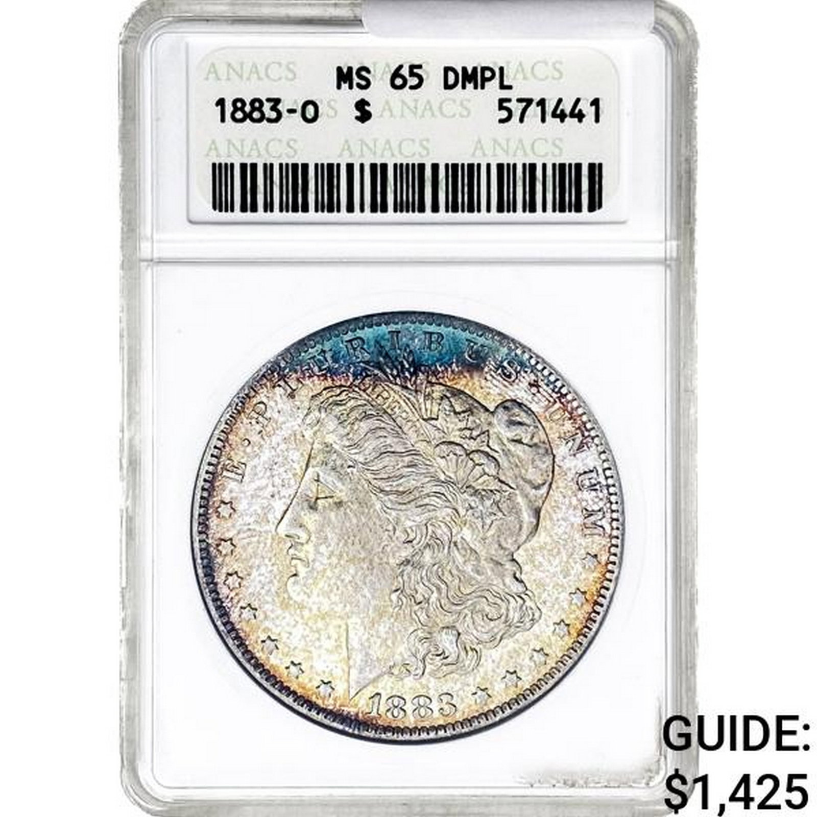 1883-O Morgan Silver Dollar ANACS MS65 DMPL (1 of 2)