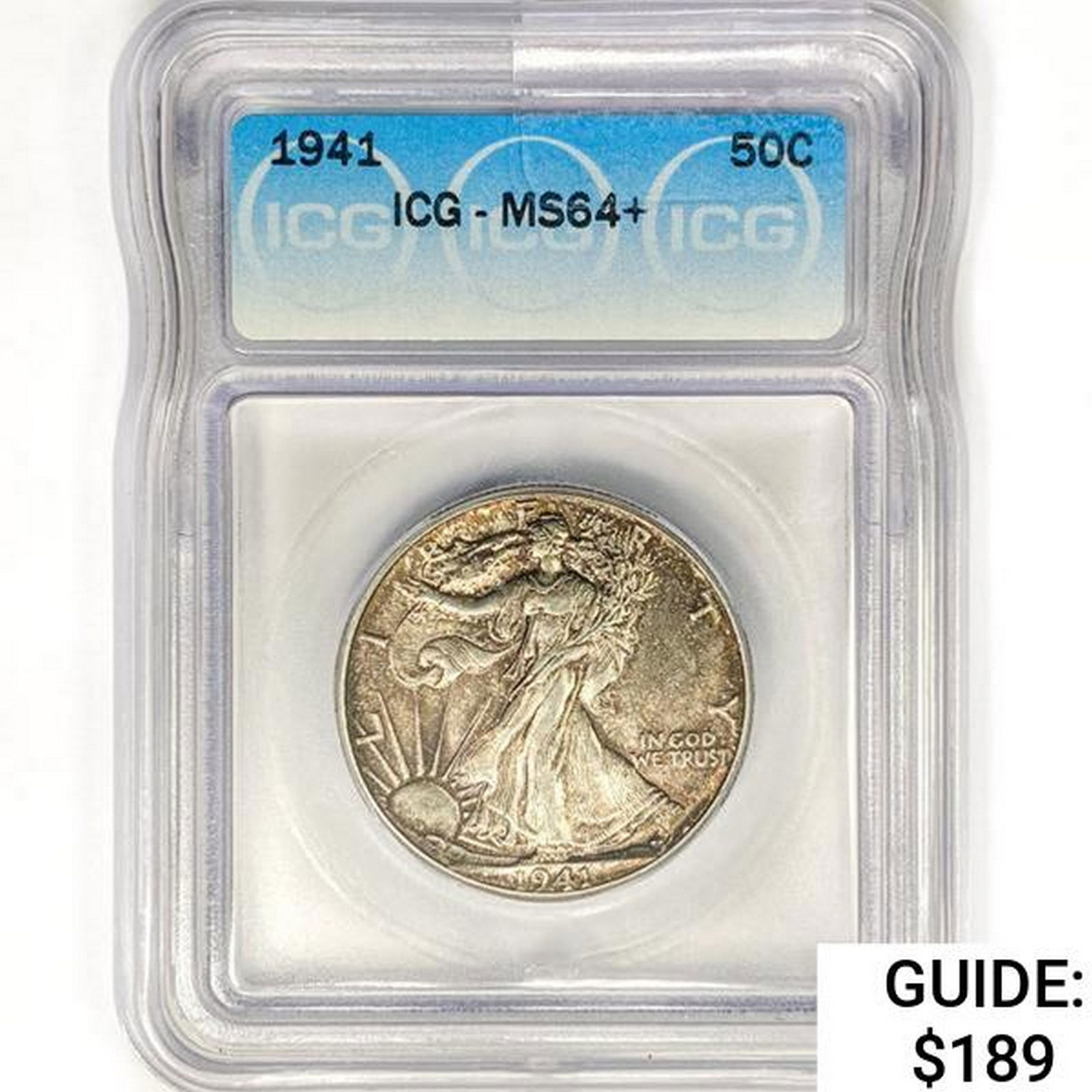 1941 Walking Liberty Half Dollar ICG MS64+ (1 of 2)