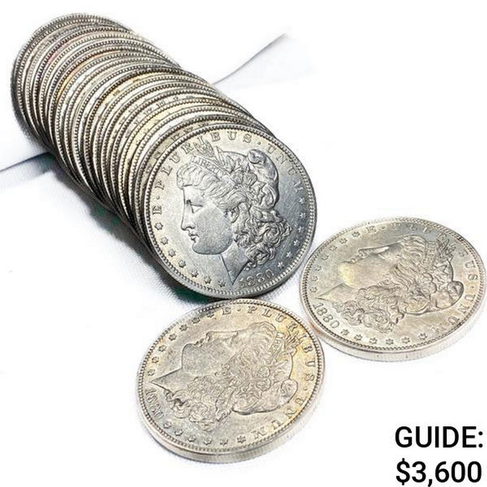 1880-O Morgan Silver Dollar Roll (20 Coins) (1 of 4)