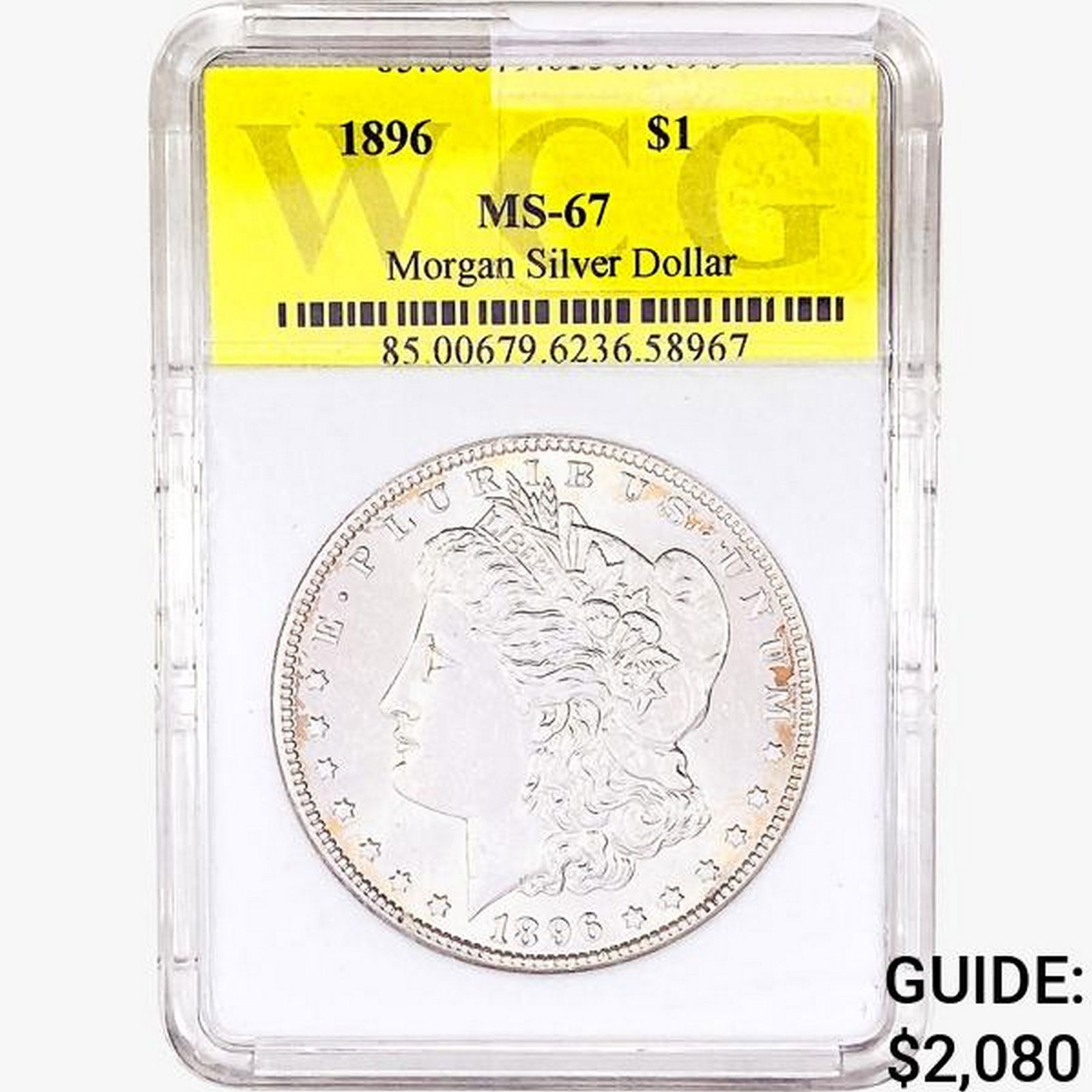 1896 Morgan Silver Dollar WCG MS67 (1 of 2)
