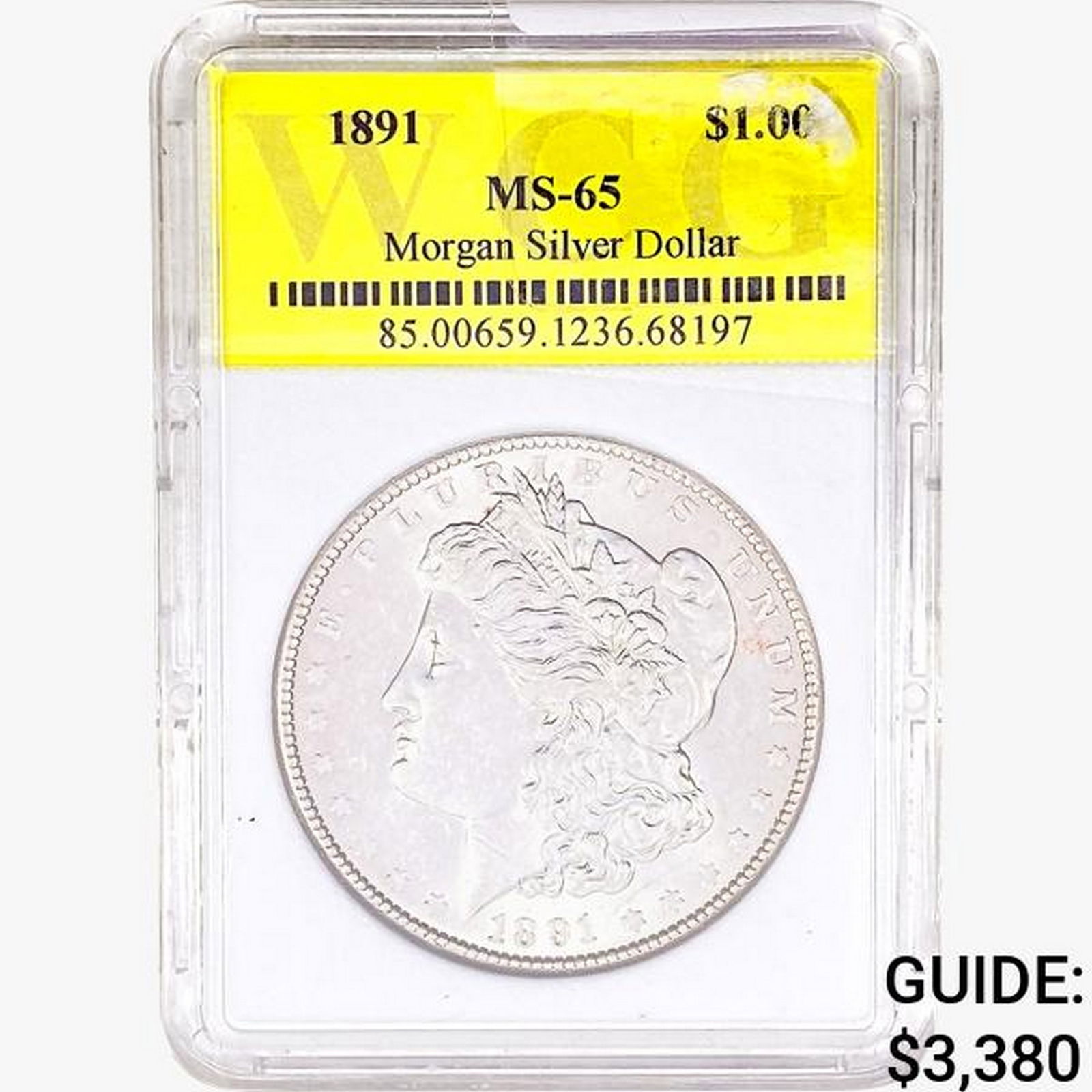 1891 Morgan Silver Dollar WCG MS65 (1 of 2)
