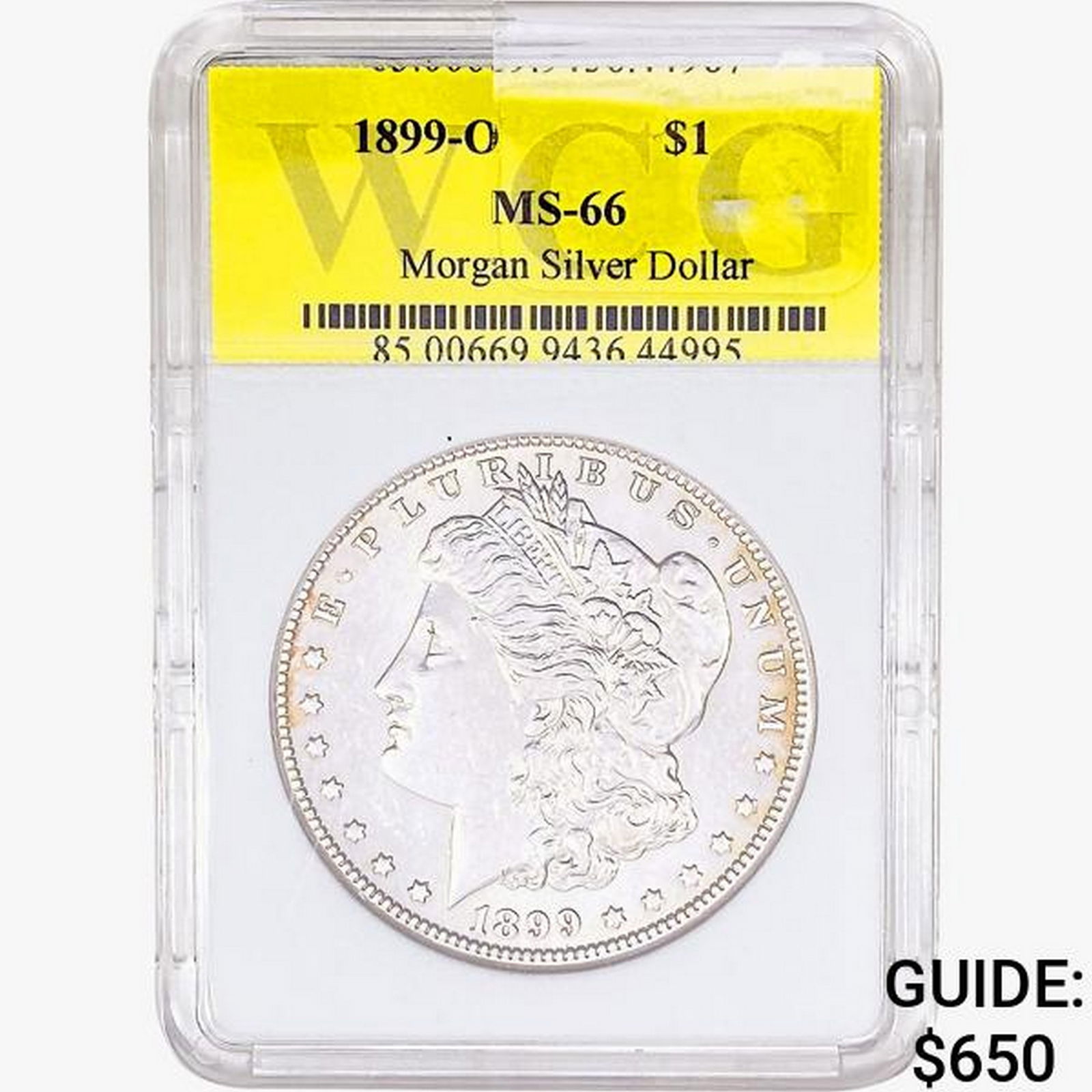 1899-O Morgan Silver Dollar WCG MS66 (1 of 2)
