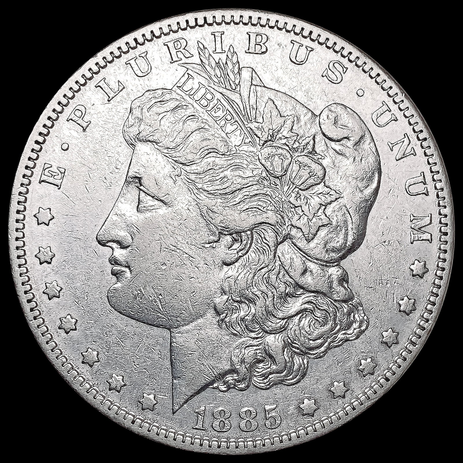 1885-S Morgan Silver Dollar CLOSELY UNCIRCULATED (1 of 2)