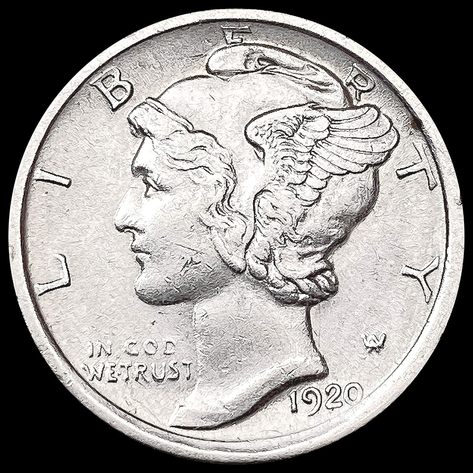 1920-S Mercury Dime UNCIRCULATED (1 of 2)
