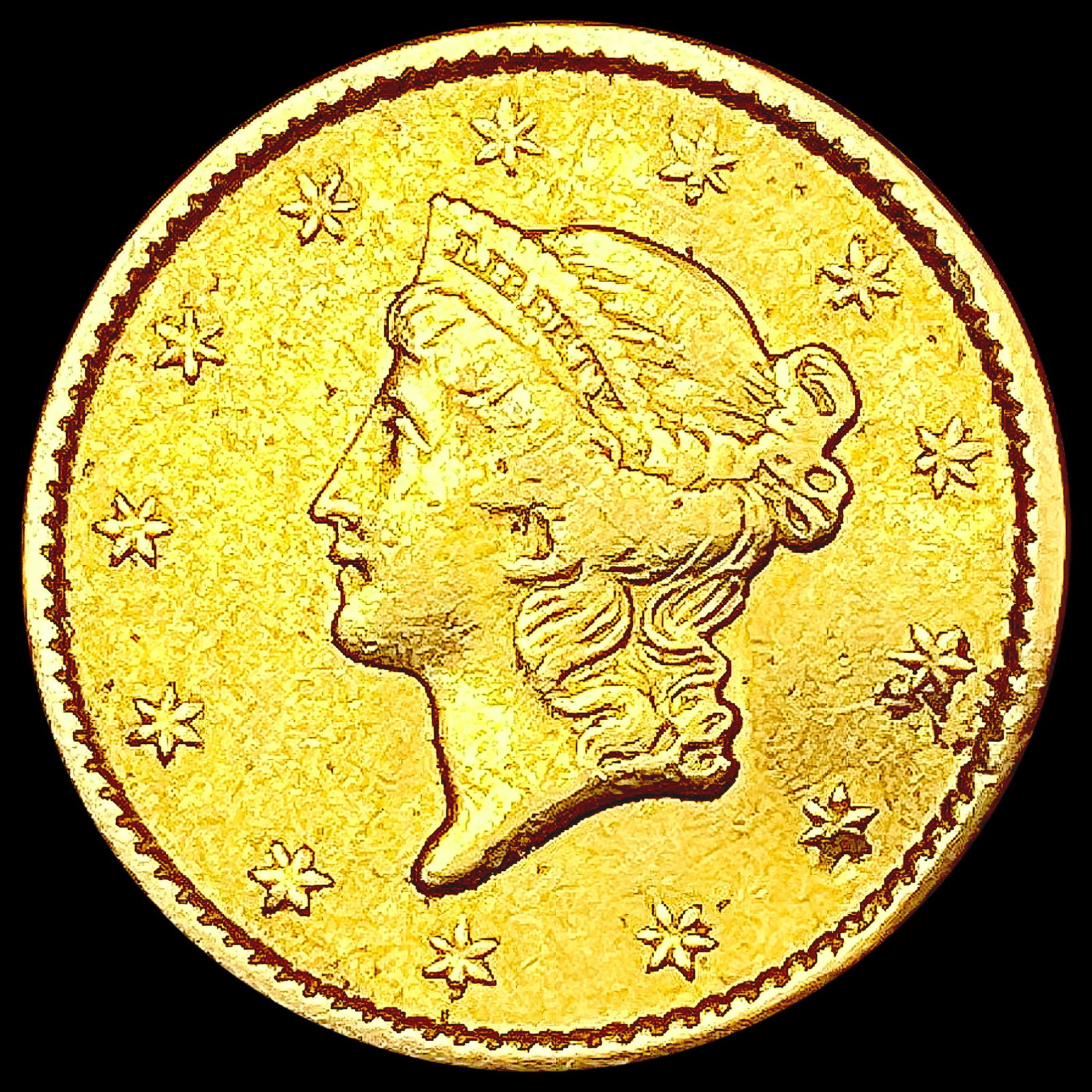 1850 Rare Gold Dollar CLOSELY UNCIRCULATED (1 of 2)