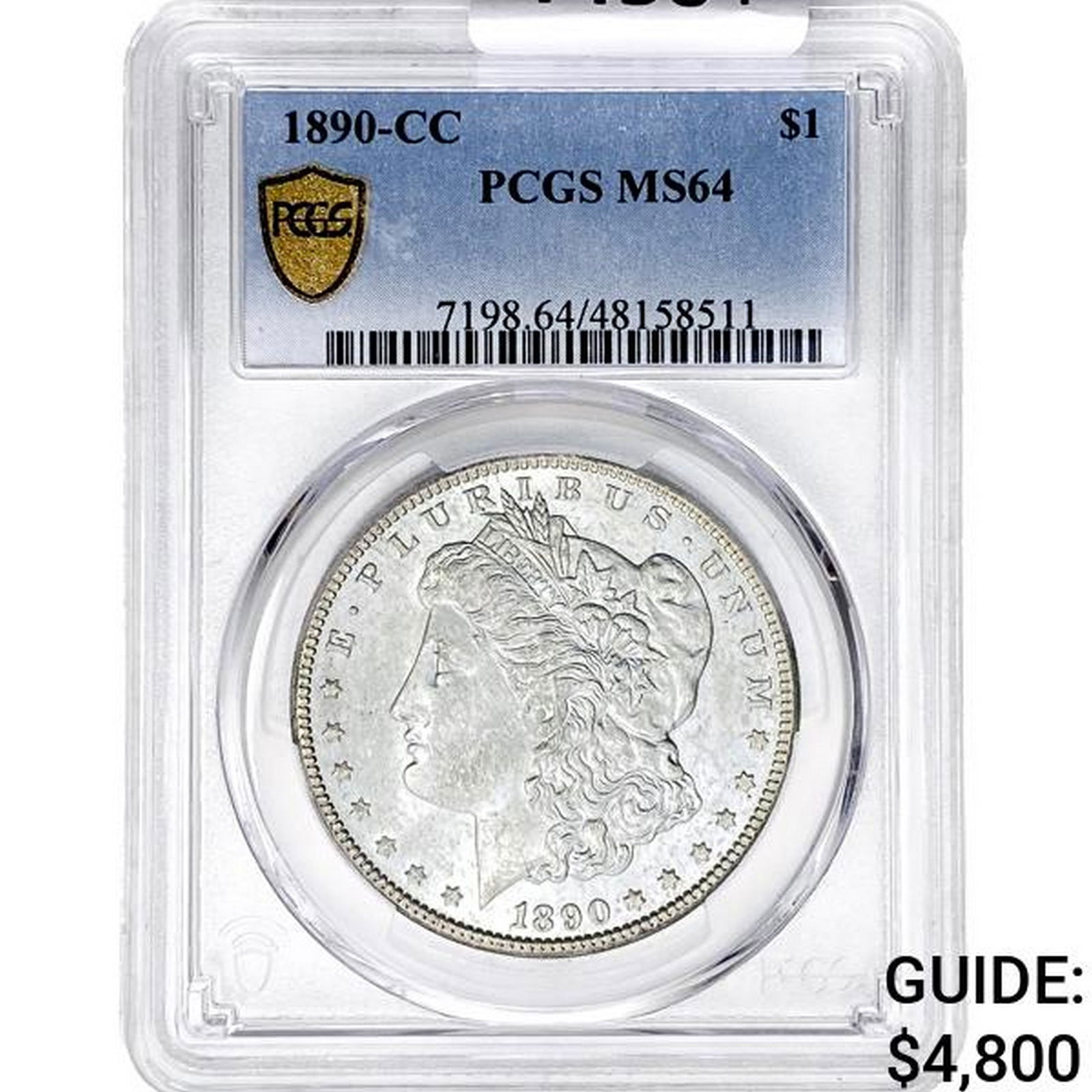 1890-CC Morgan Silver Dollar PCGS MS64 (1 of 2)