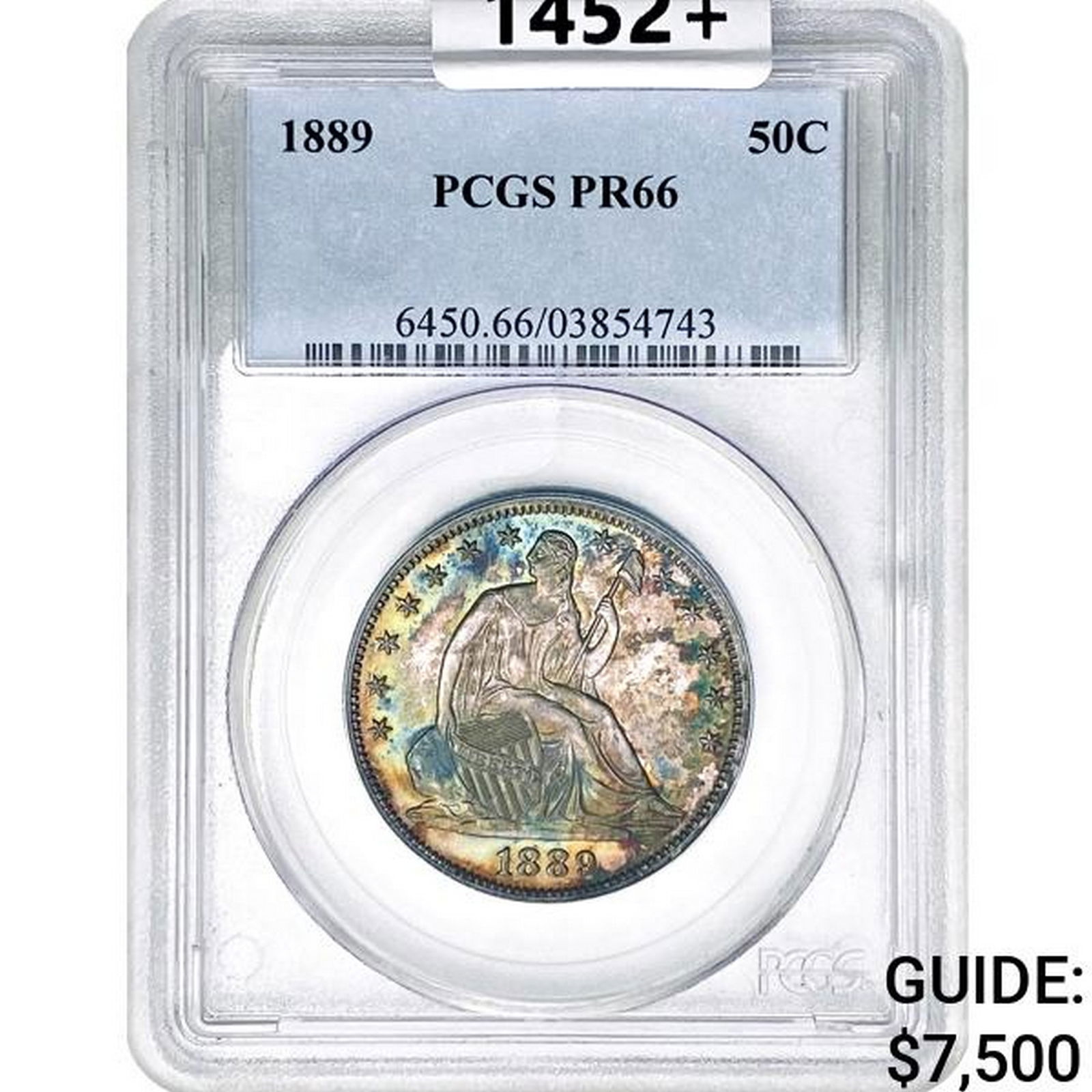 1889 Seated Liberty Half Dollar PCGS PR66 (1 of 2)