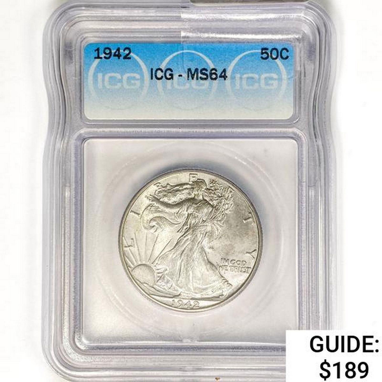 1942 Walking Liberty Half Dollar ICG MS64 (1 of 2)