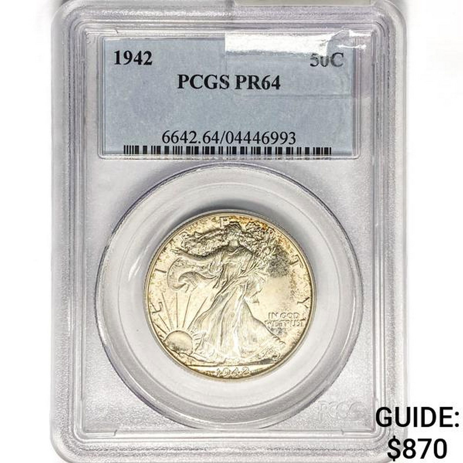1942 Walking Liberty Half Dollar PCGS PR64 (1 of 2)