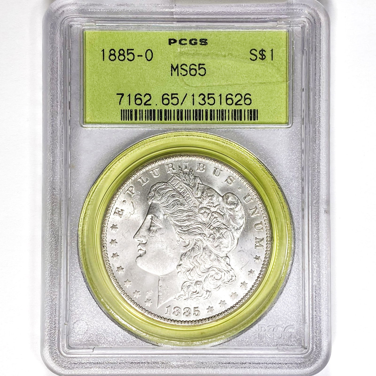 1885-O Morgan Silver Dollar PCGS MS65 (1 of 2)