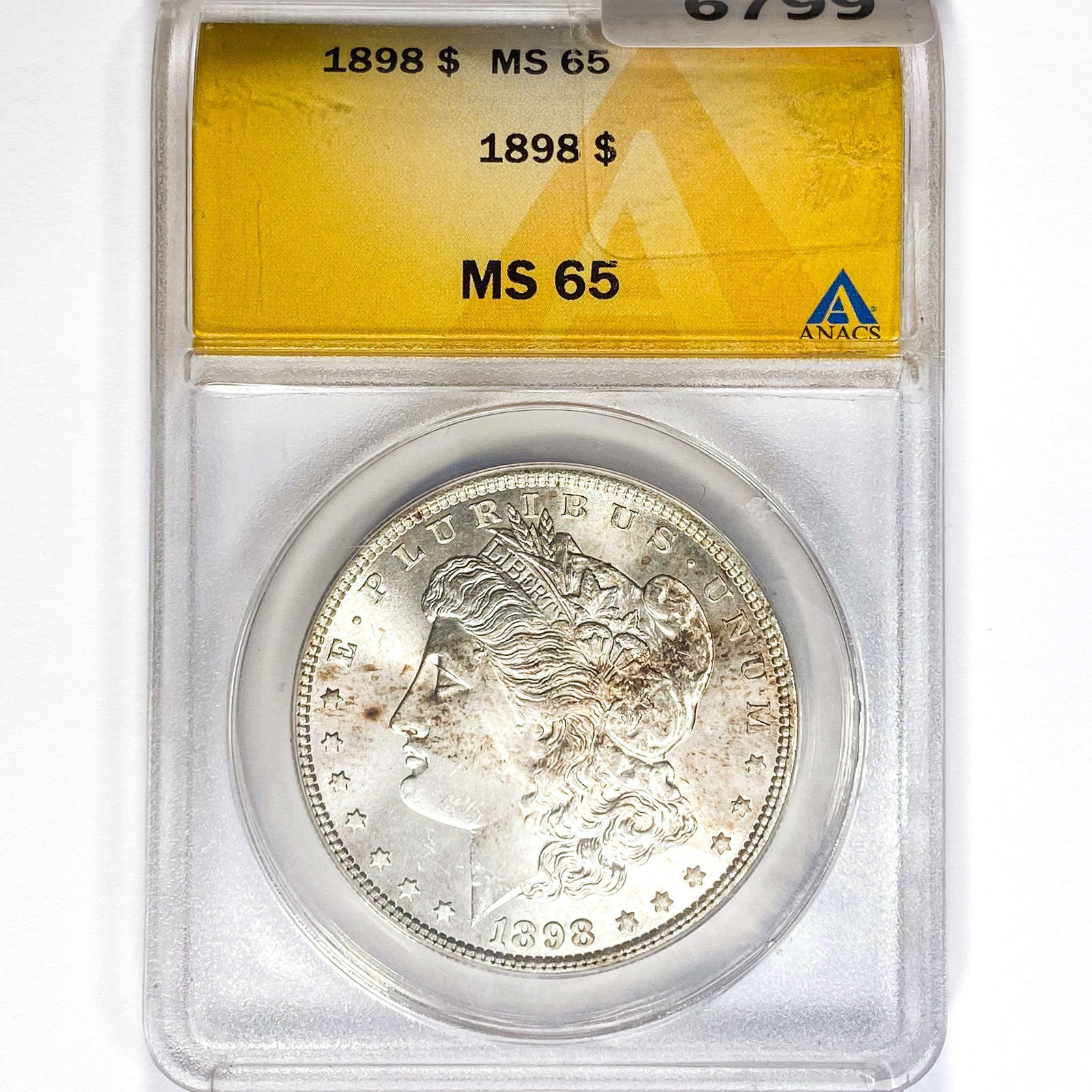 1898 Morgan Silver Dollar ANACS MS65 (1 of 2)
