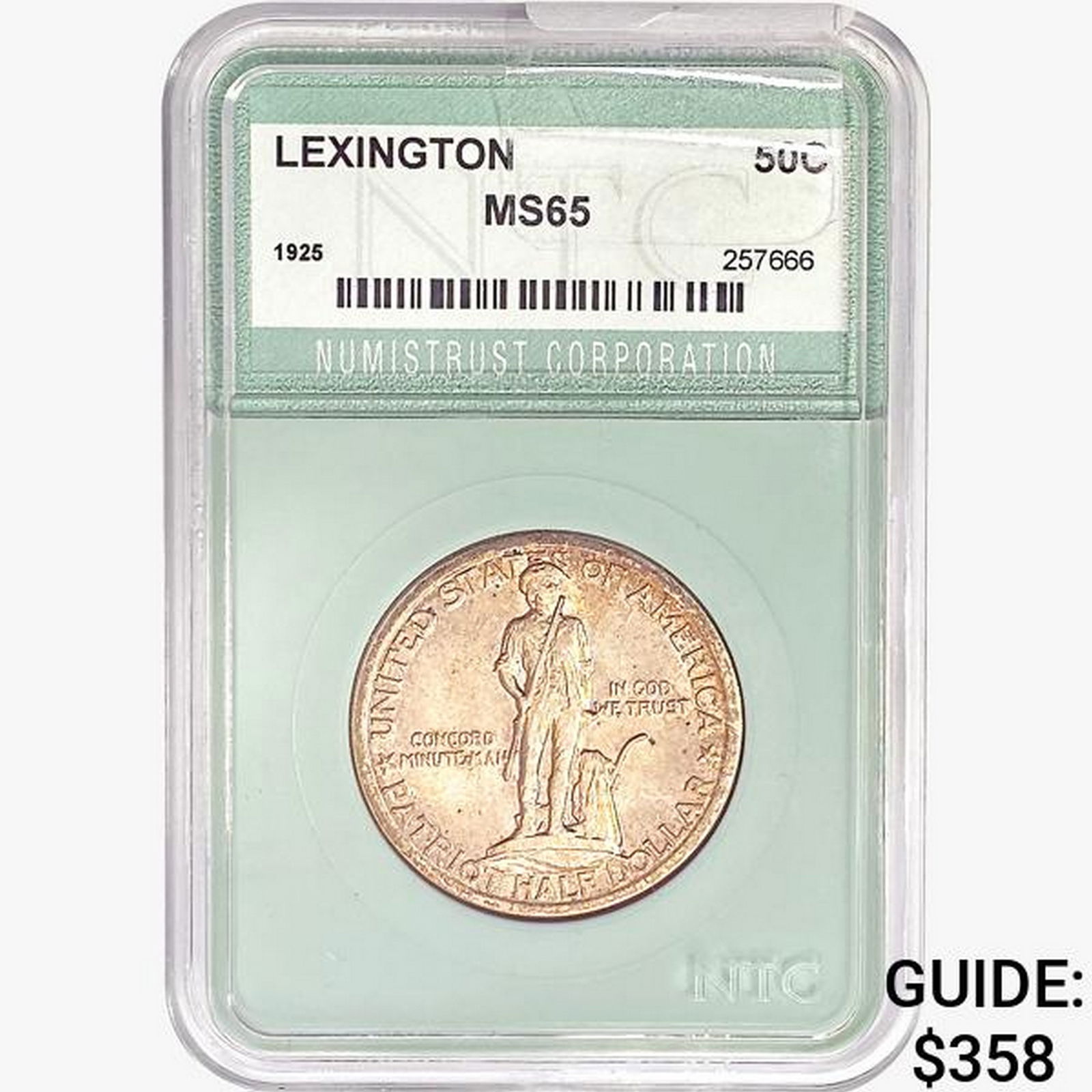 1925 Lexington Half Dollar NTC MS65 (1 of 2)