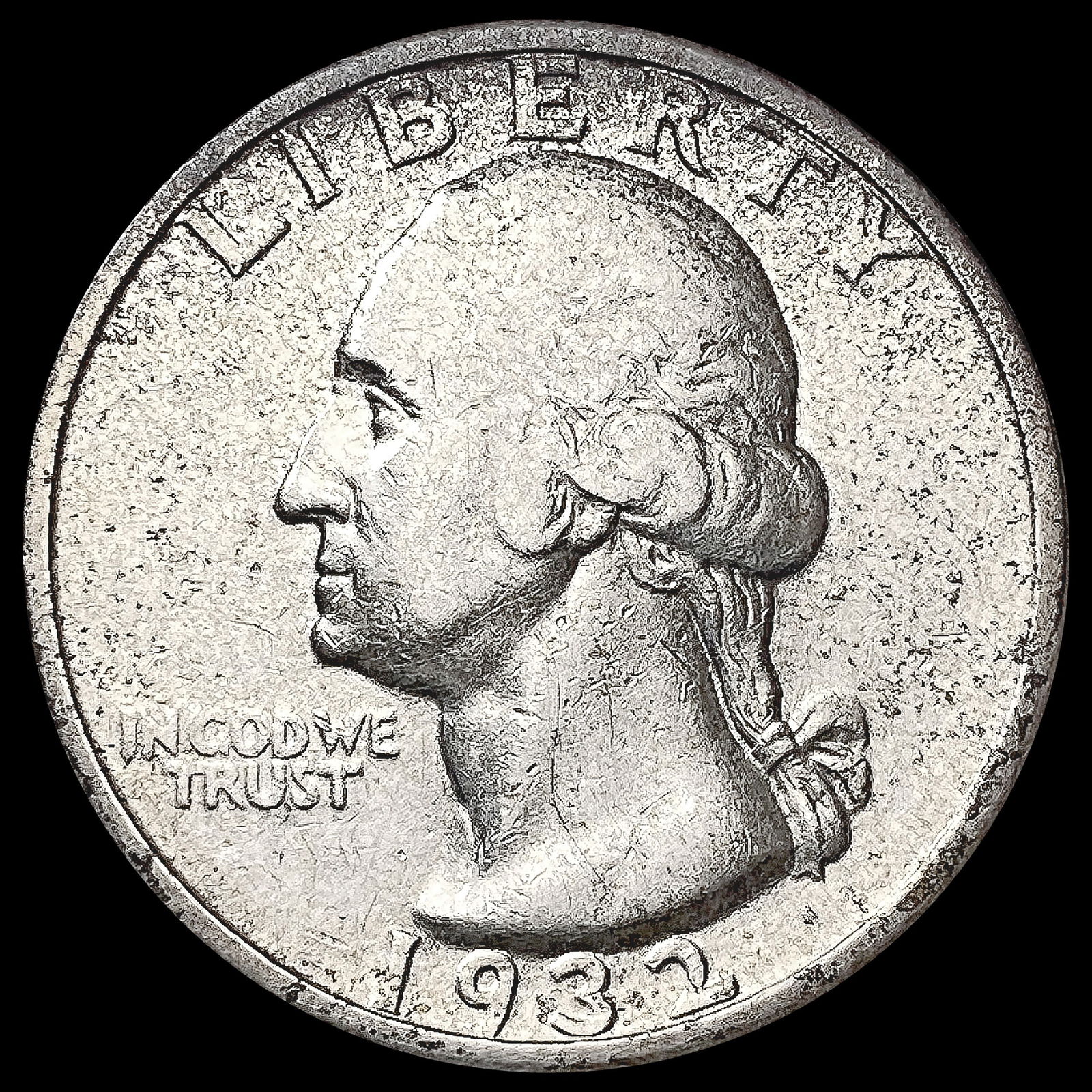 1932-S Washington Silver Quarter LIGHTLY CIRCULATE (1 of 2)