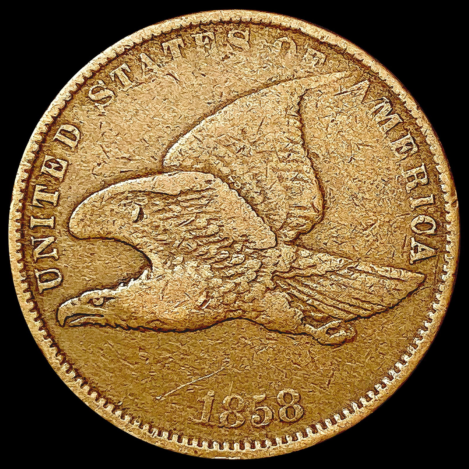 1858 Flying Eagle Cent LIGHTLY CIRCULATED (1 of 2)