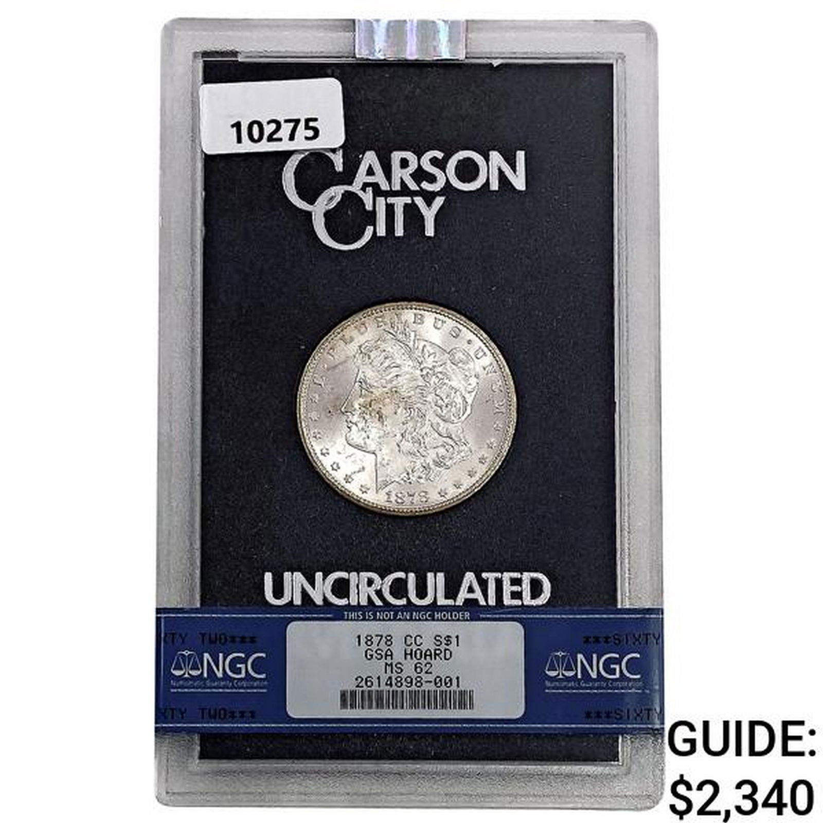 1878-CC Morgan Silver Dollar NGC MS62 GSA Hoard (1 of 2)