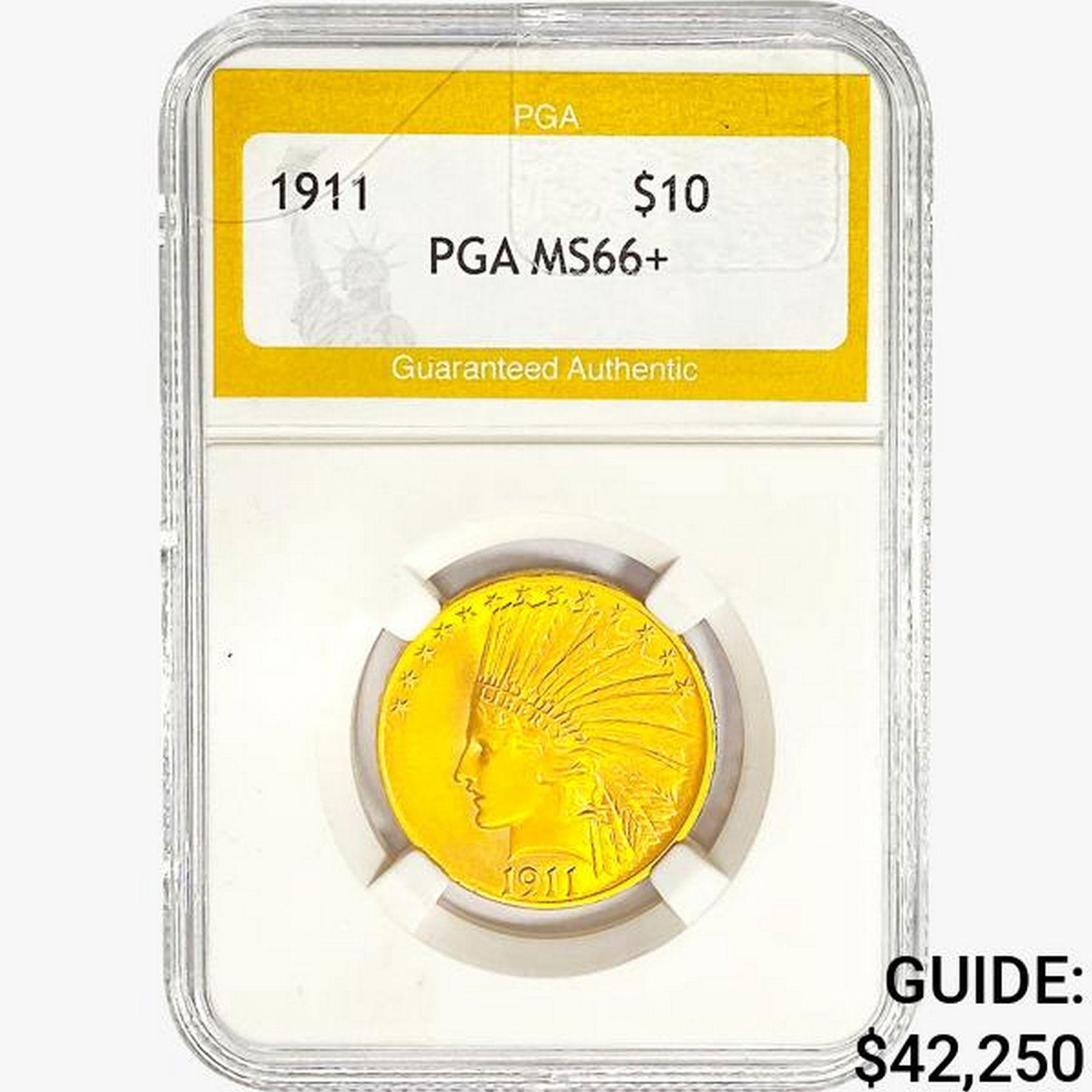 1911 $10 Gold Eagle PGA MS66+ (1 of 2)