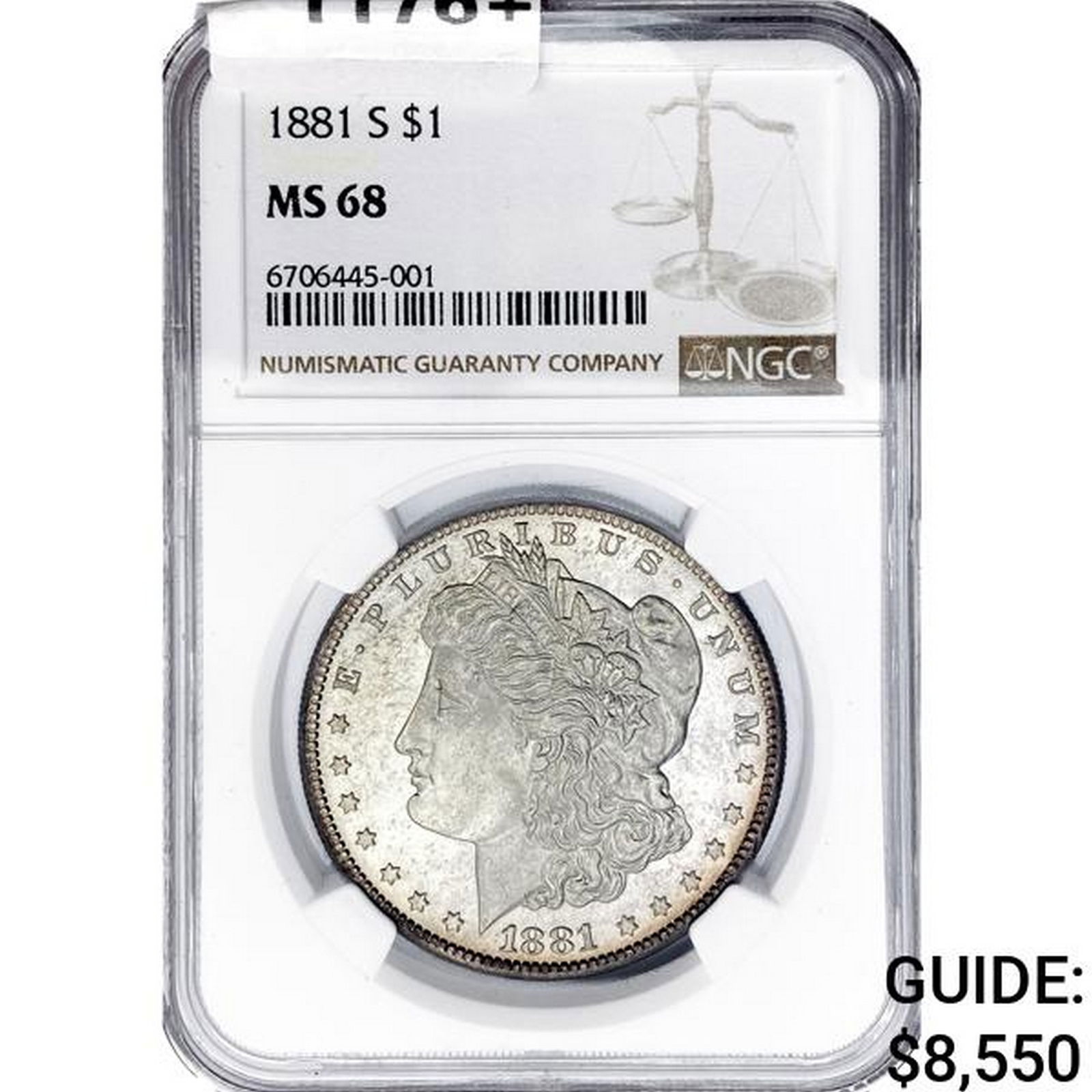 1881-S Morgan Silver Dollar NGC MS68 (1 of 2)